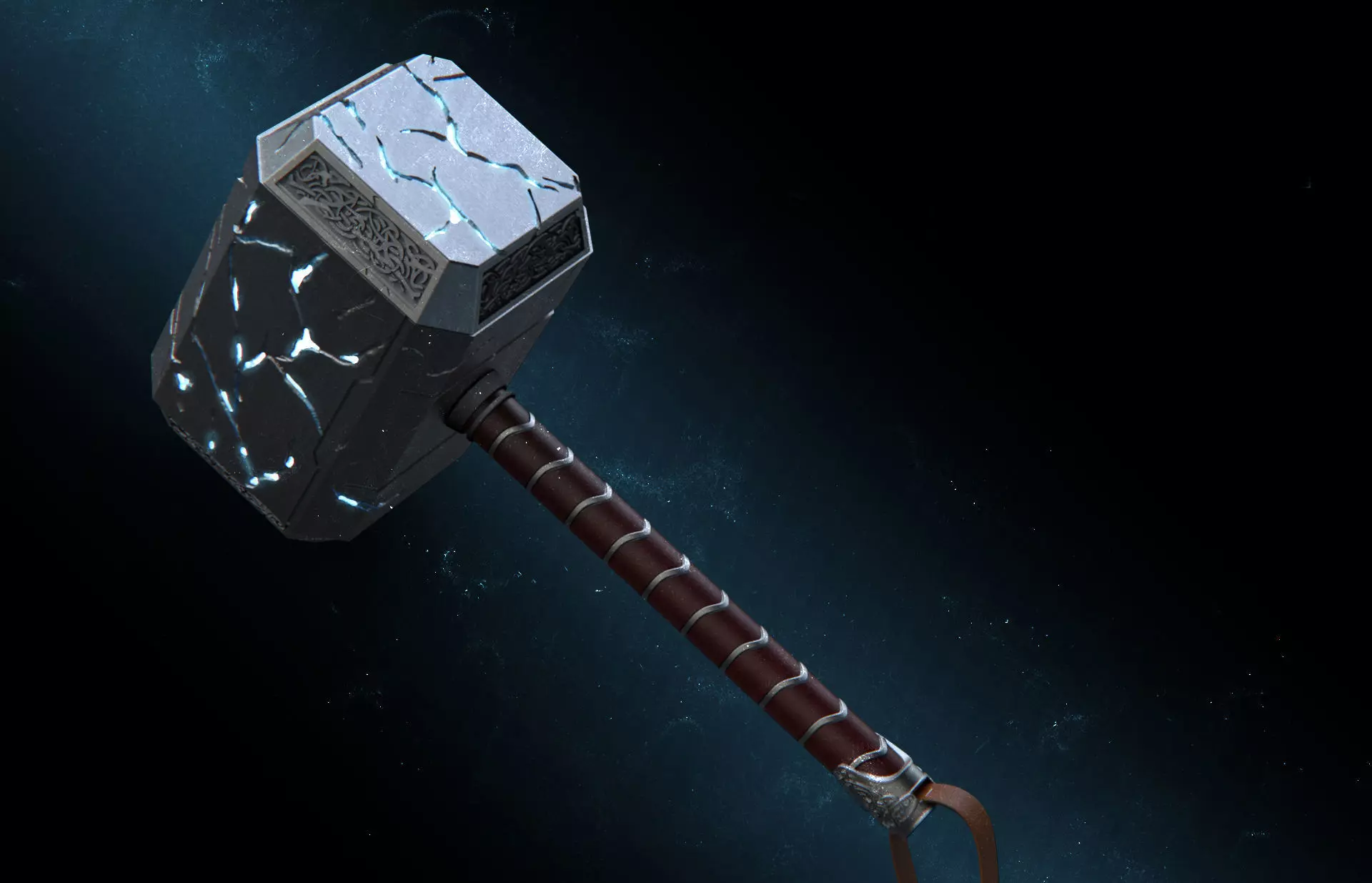 Mjolnir from Thor and Love and Thunder 3D print model_0