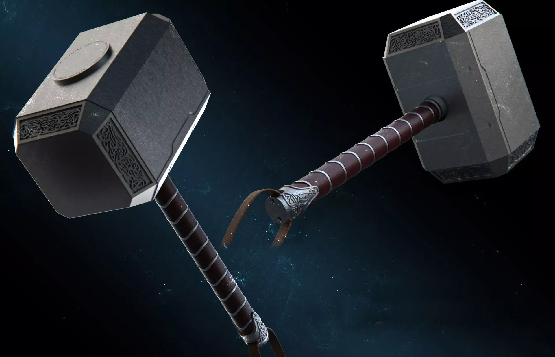 Mjolnir from Thor and Love and Thunder 3D print model_1