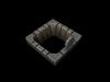 Stylized Tomb with Headstone 3D Model - AI Low-poly 3D model_1