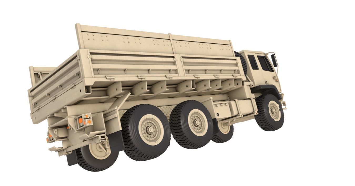  Military M1078 Vehicles 3D model_2