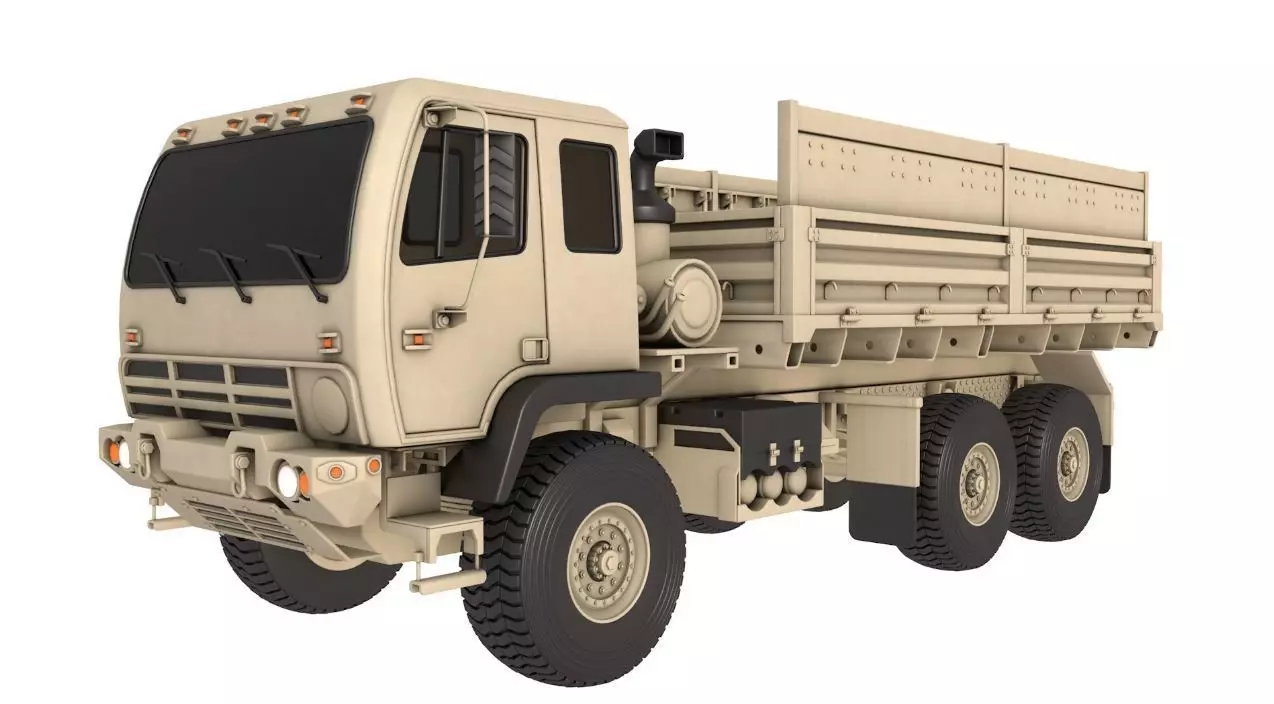  Military M1078 Vehicles 3D model_0