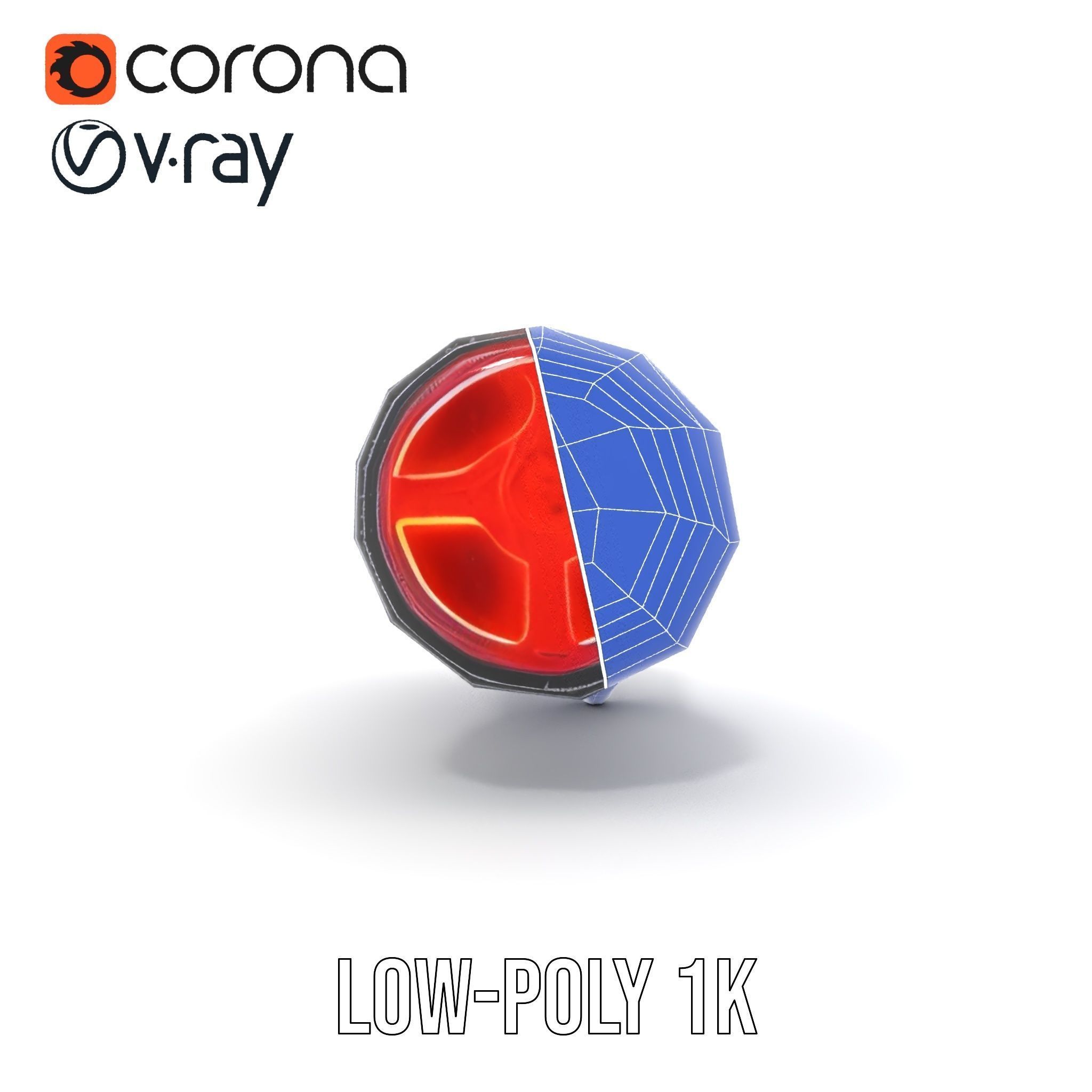 Futuristic Robotic Arm with LED Highlights Model Pack Low-poly 3D model_31