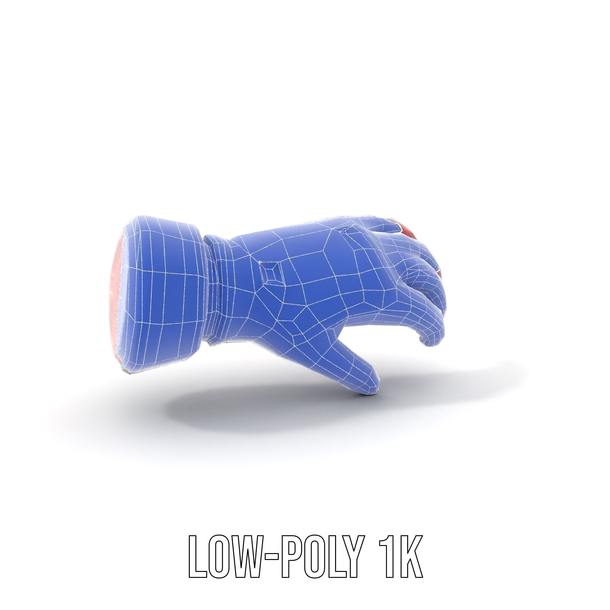 Futuristic Robotic Arm with LED Highlights Model Pack Low-poly 3D model_25