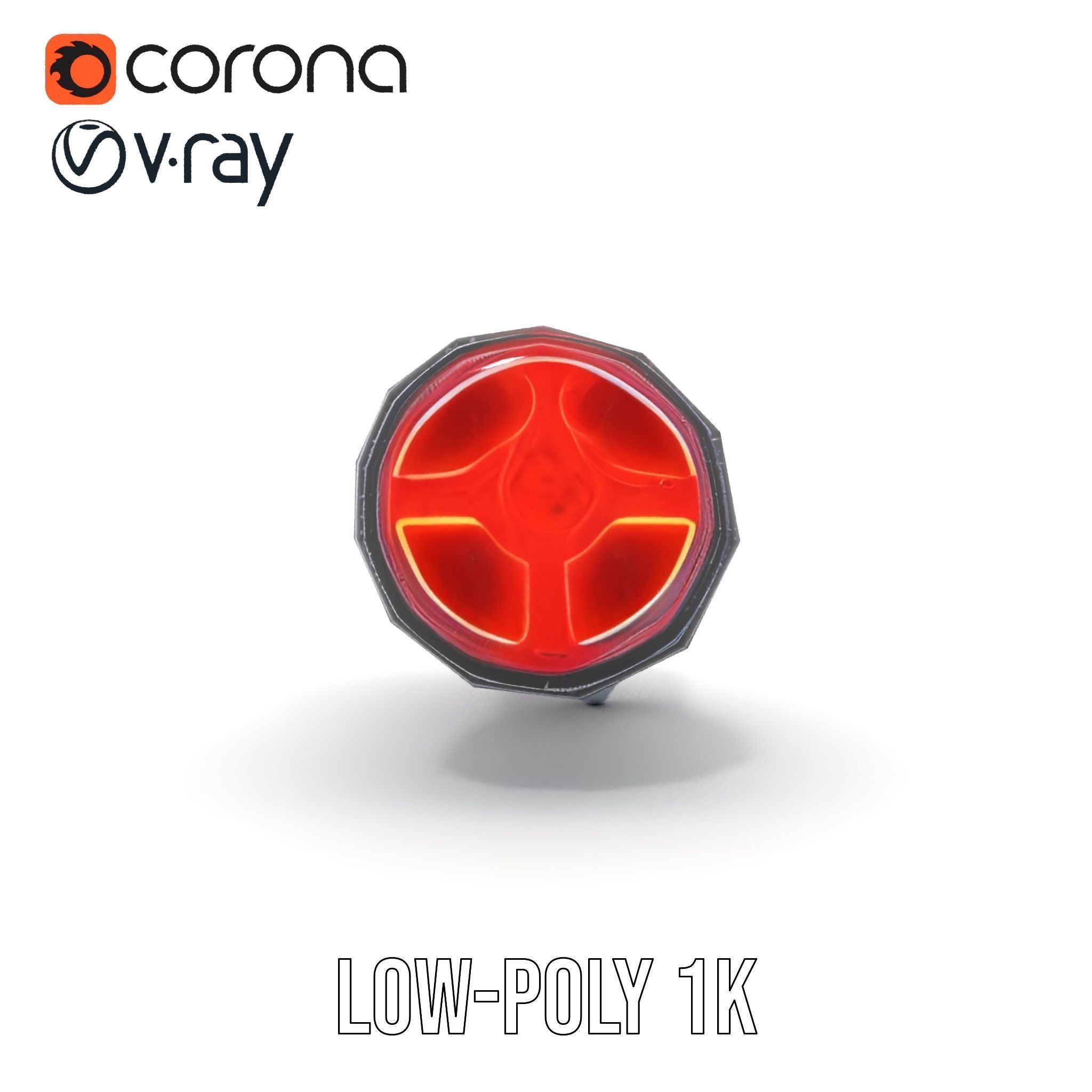 Futuristic Robotic Arm with LED Highlights Model Pack Low-poly 3D model_28