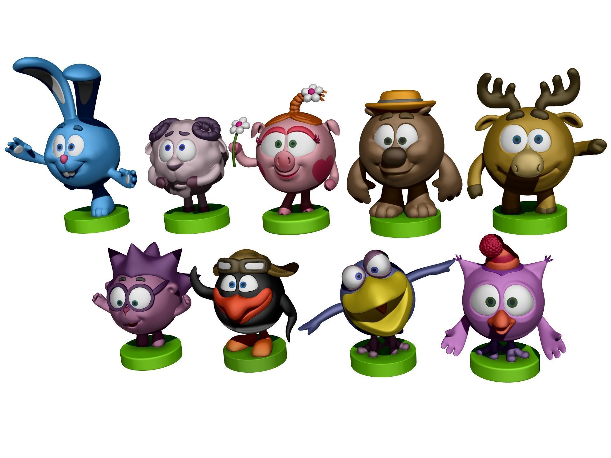 SMESHARIKI FOR 3D PRINTING STL 3D print model_3