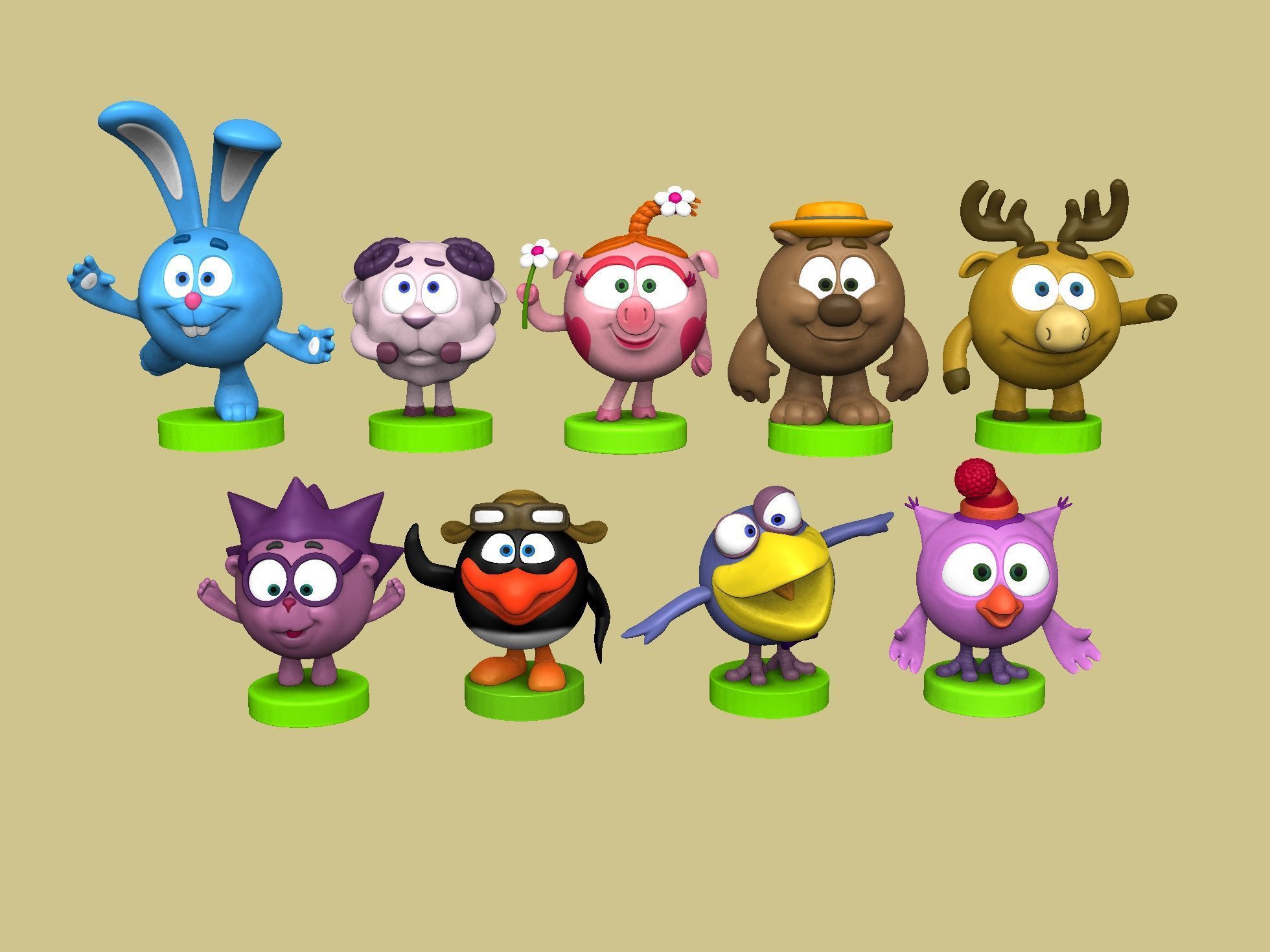 SMESHARIKI FOR 3D PRINTING STL 3D print model_17