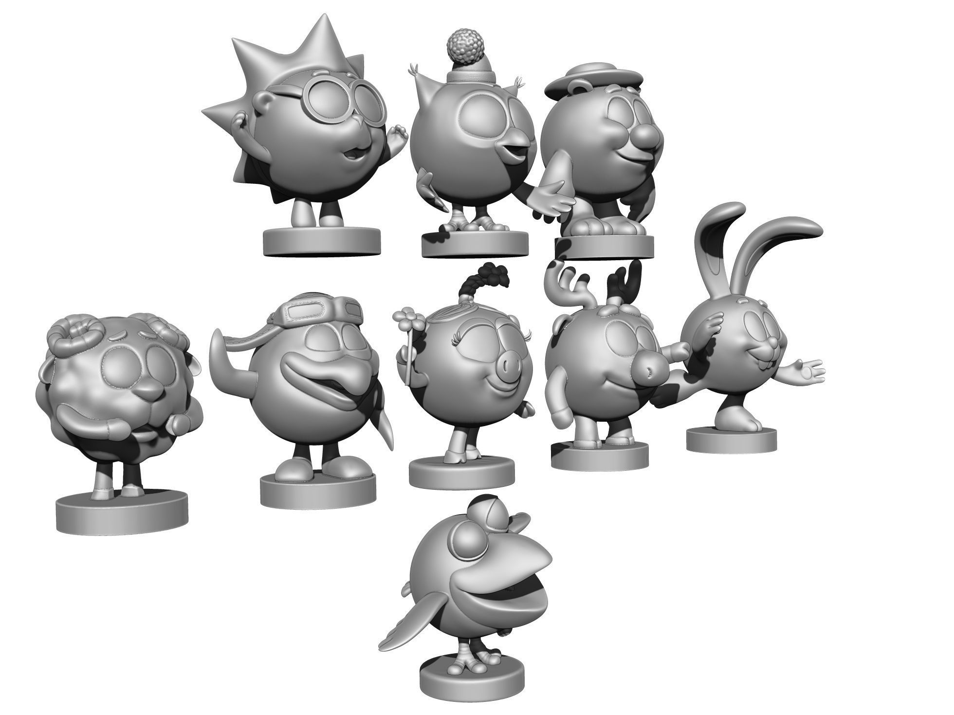 SMESHARIKI FOR 3D PRINTING STL 3D print model_2