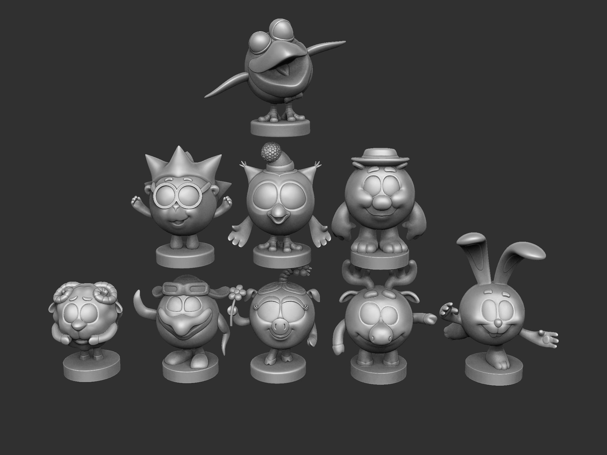 SMESHARIKI FOR 3D PRINTING STL 3D print model_22