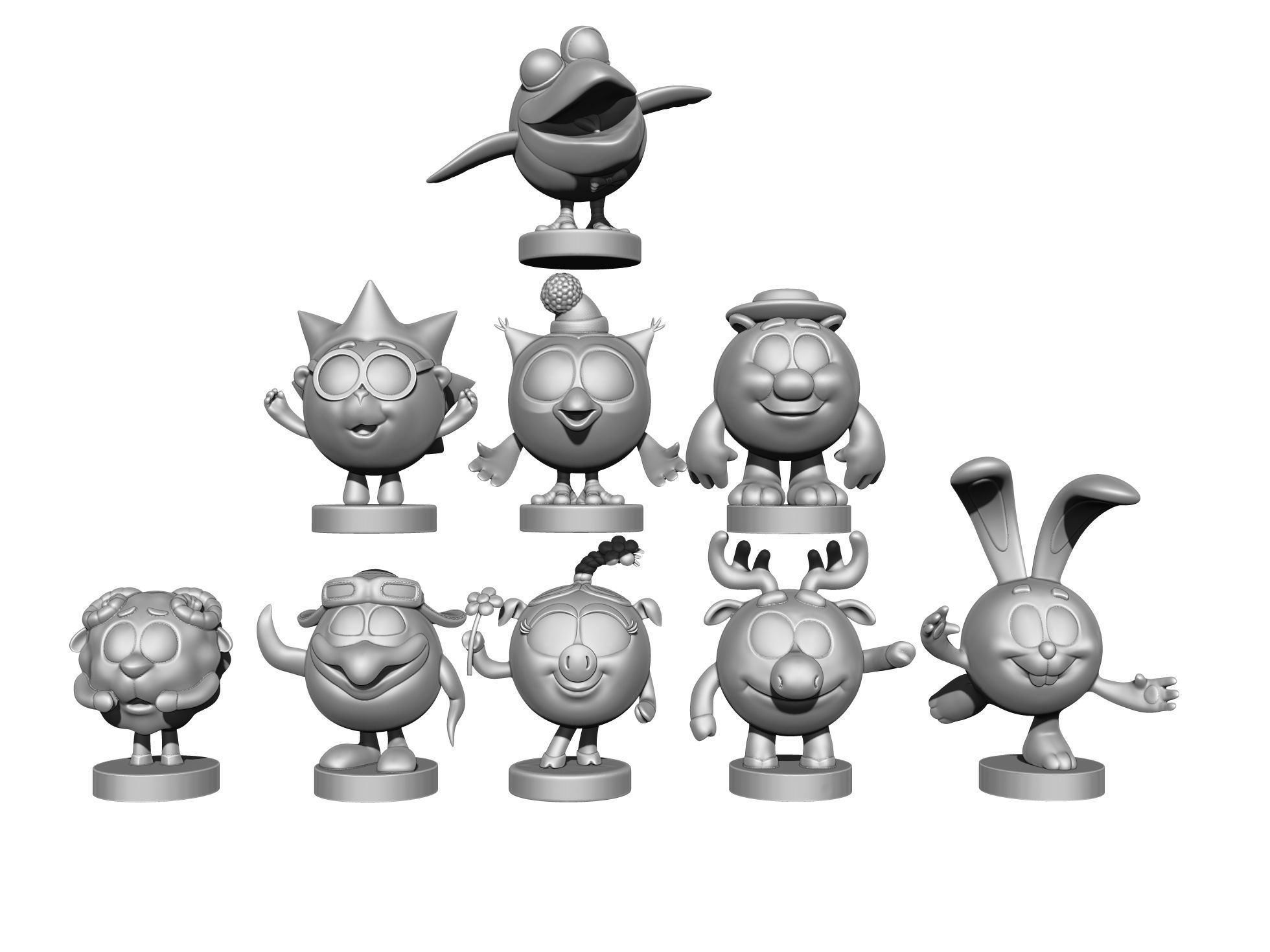 SMESHARIKI FOR 3D PRINTING STL 3D print model_21