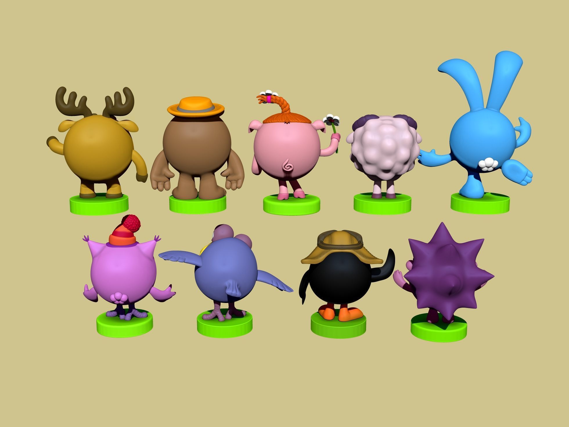 SMESHARIKI FOR 3D PRINTING STL 3D print model_18