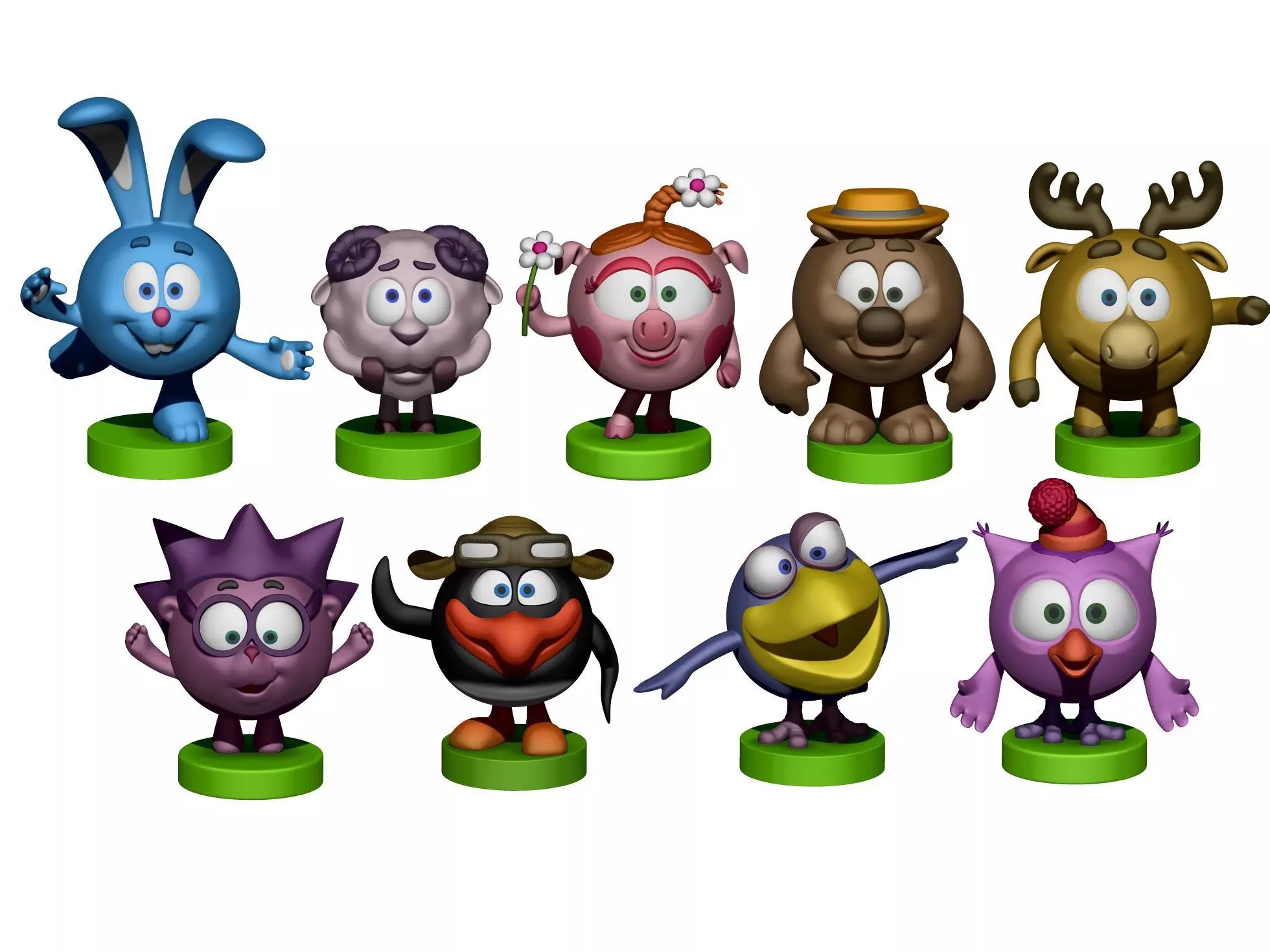 SMESHARIKI FOR 3D PRINTING STL 3D print model_0