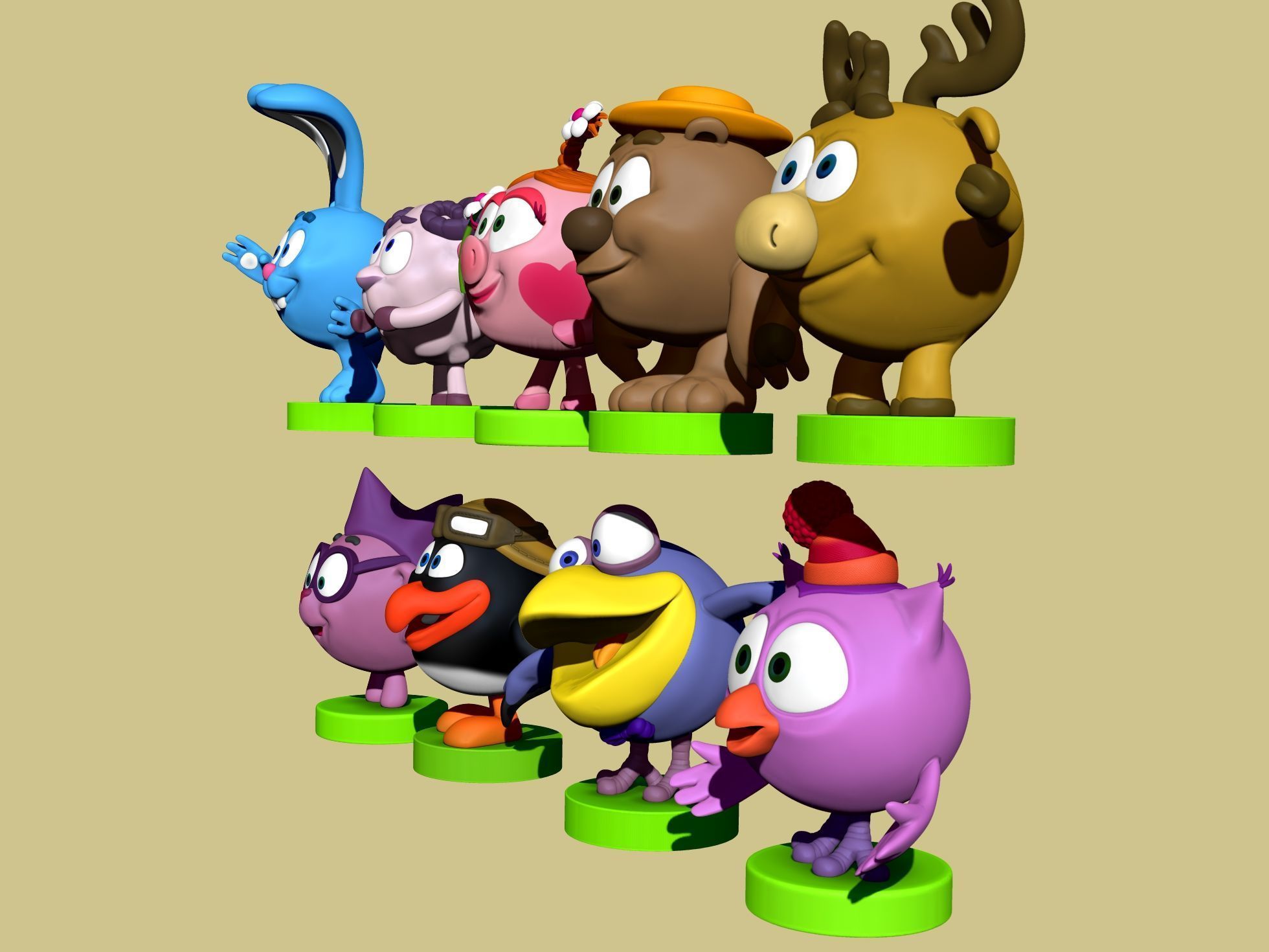 SMESHARIKI FOR 3D PRINTING STL 3D print model_19