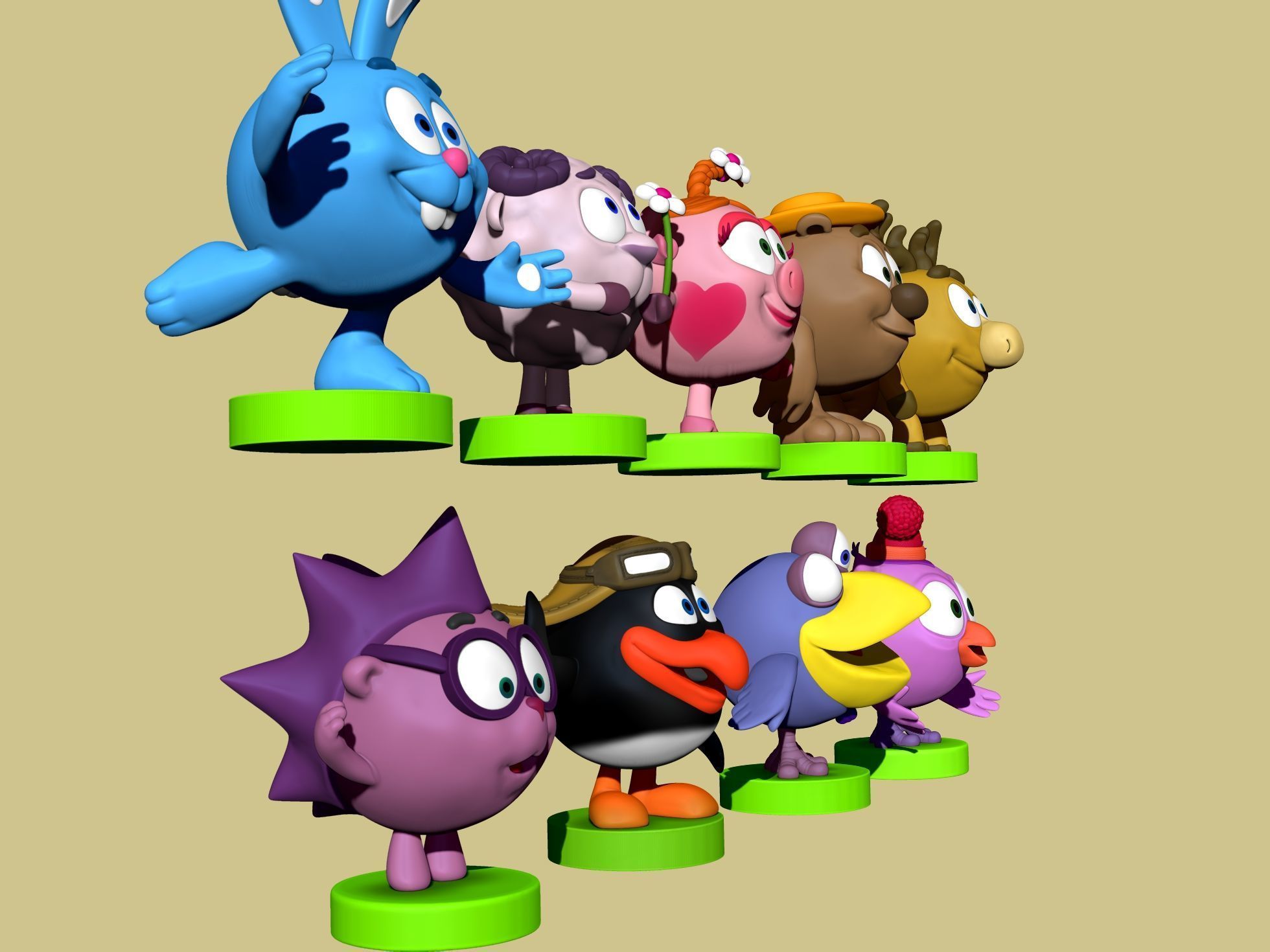 SMESHARIKI FOR 3D PRINTING STL 3D print model_20