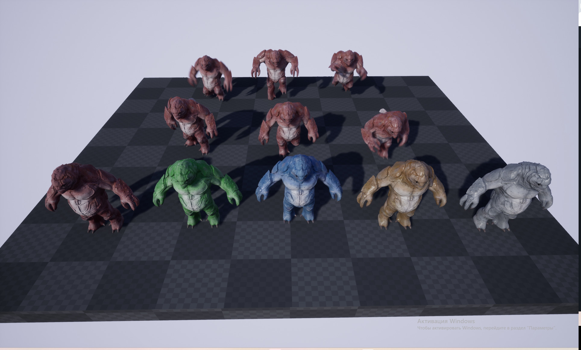 Water Creature Low-poly 3D model_35