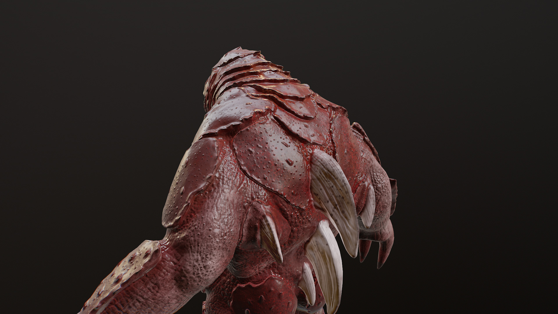 Water Creature Low-poly 3D model_18