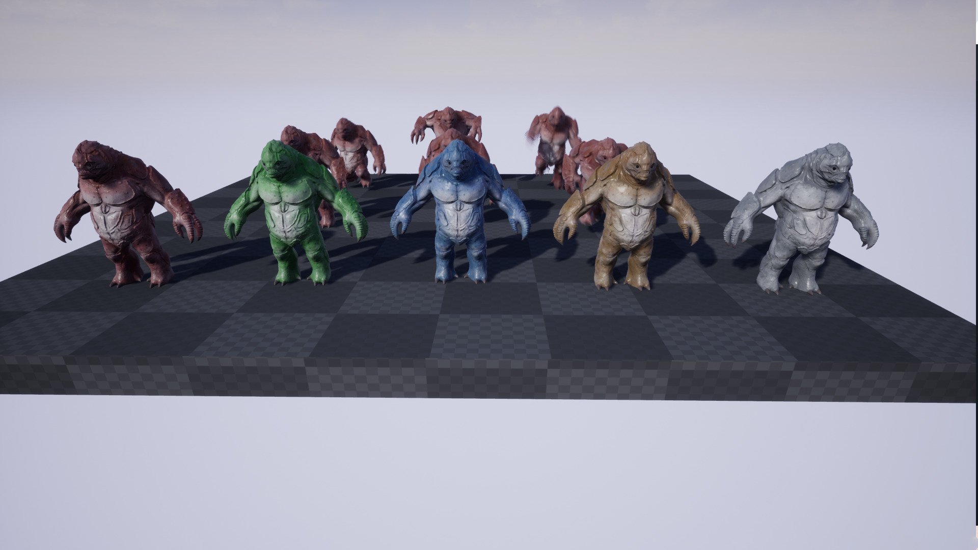 Water Creature Low-poly 3D model_38