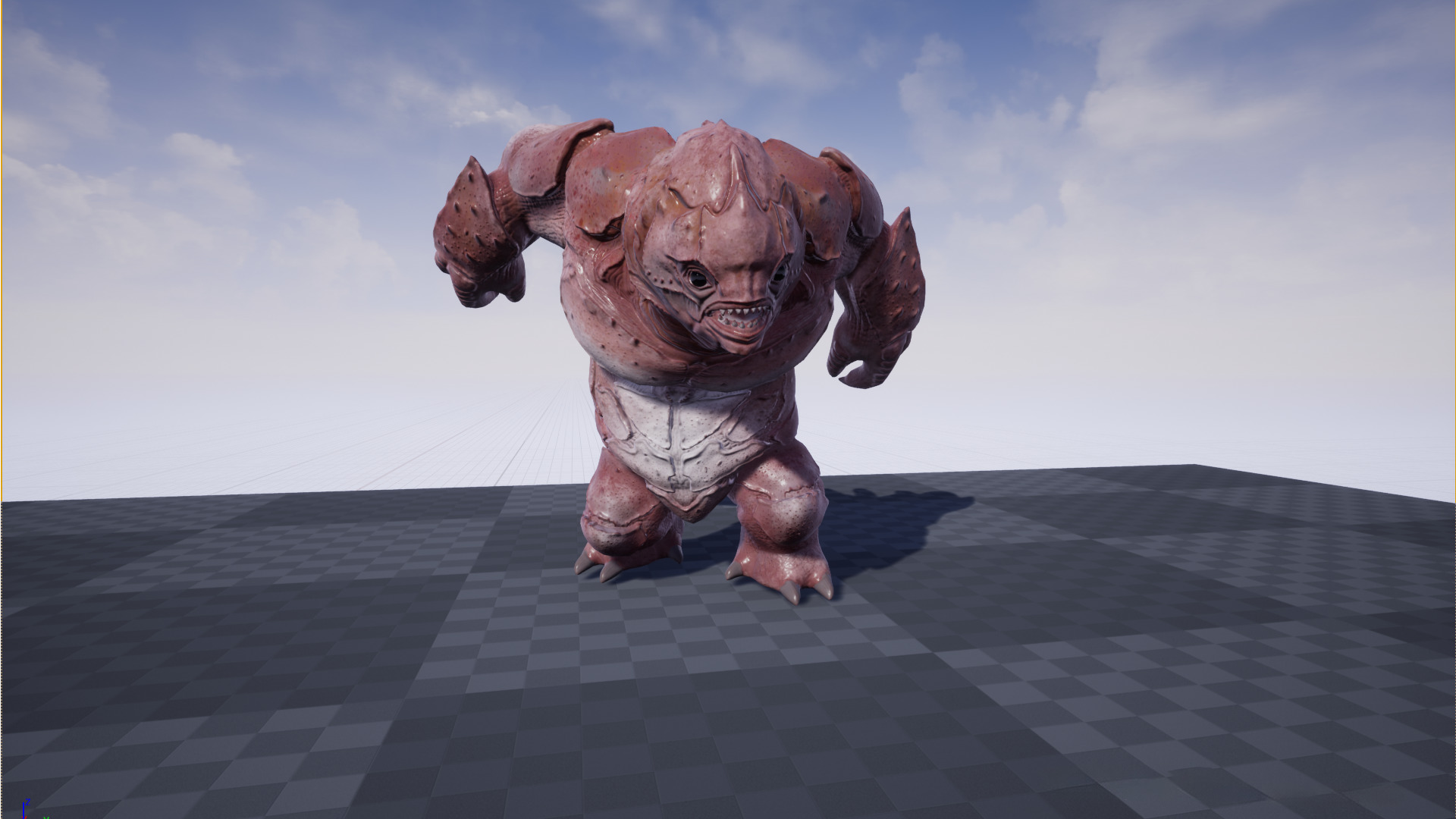 Water Creature Low-poly 3D model_34