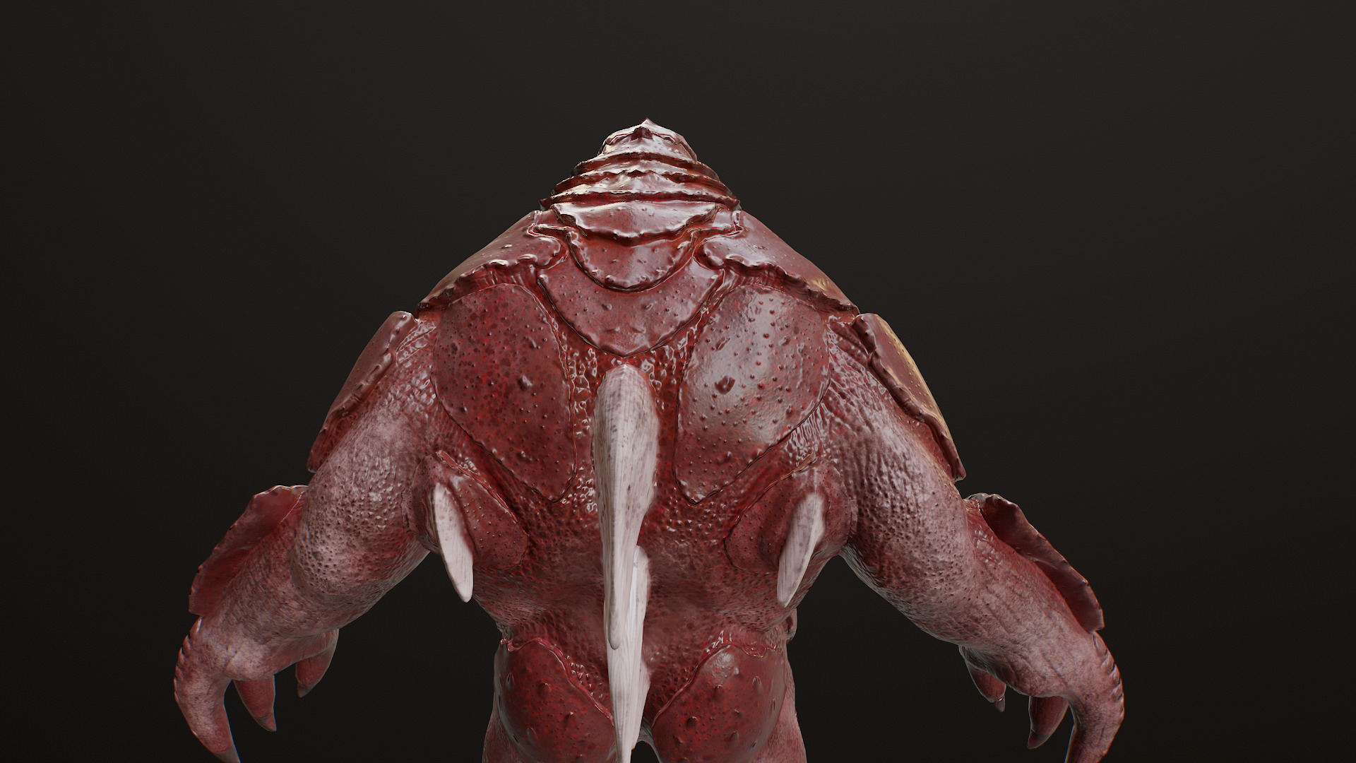 Water Creature Low-poly 3D model_17