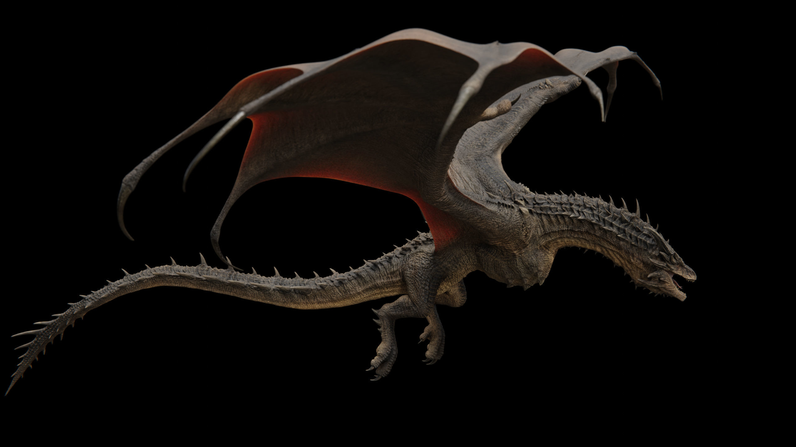 Dragon Low-poly 3D model_35