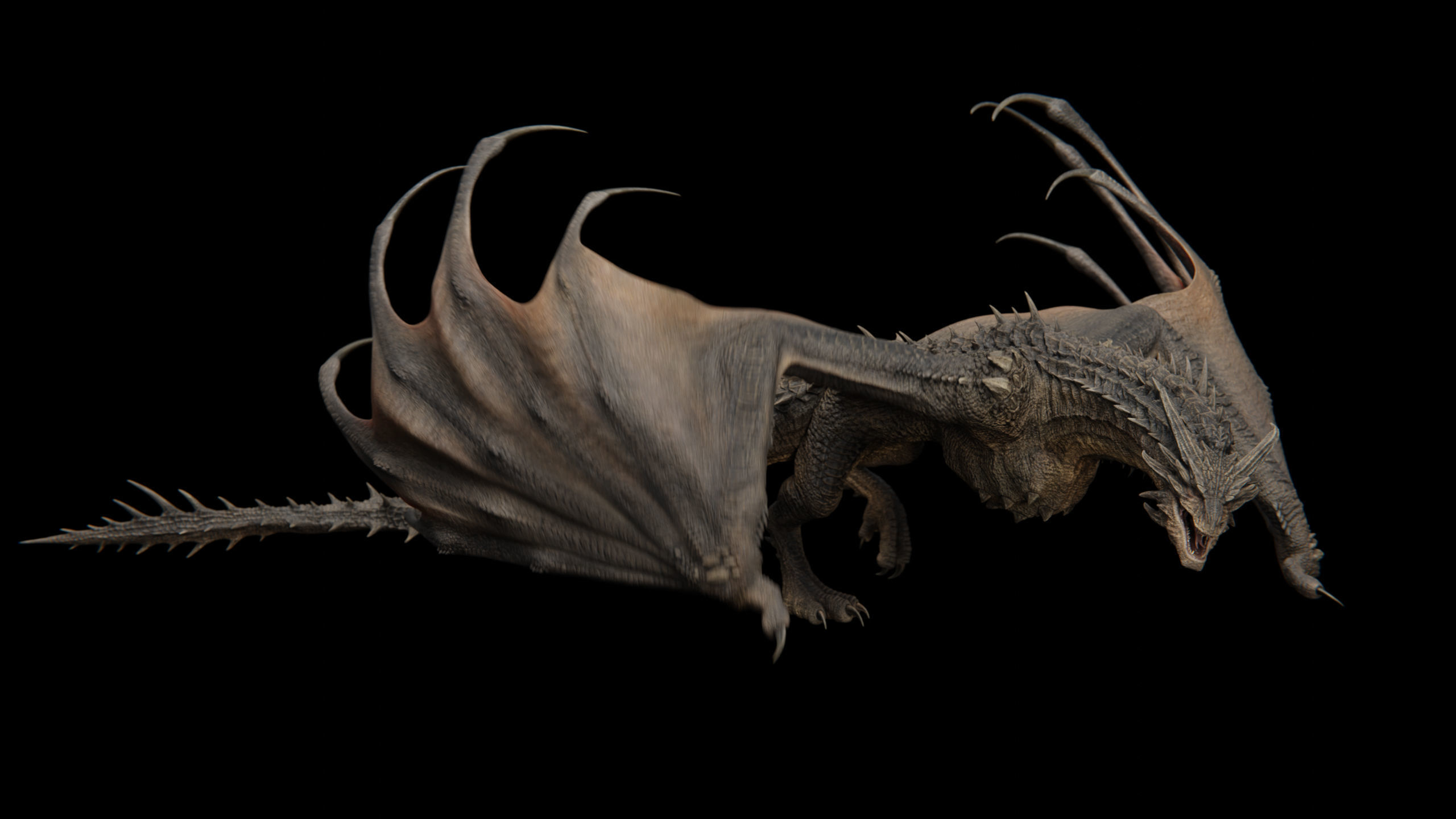 Dragon Low-poly 3D model_24