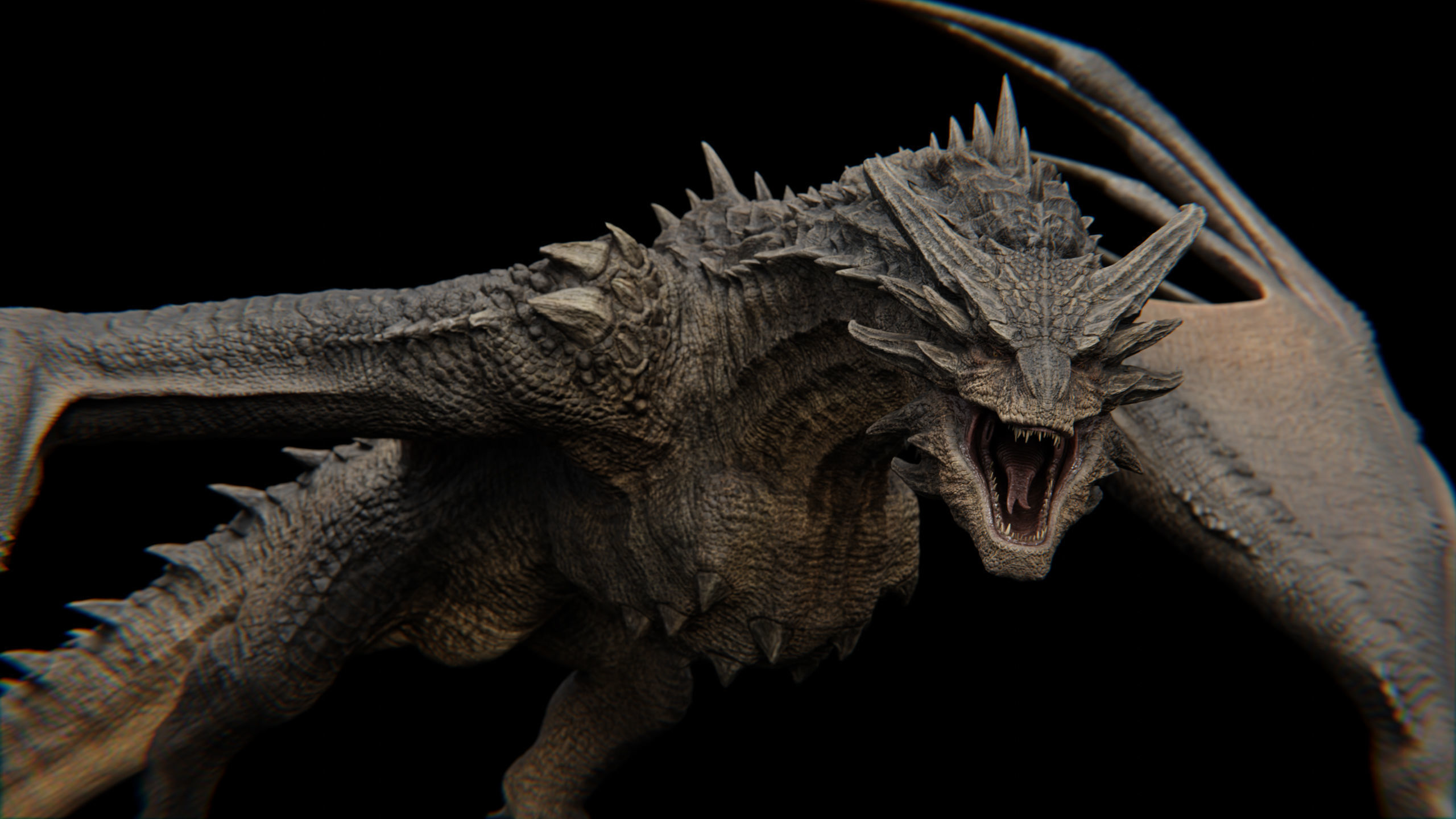 Dragon Low-poly 3D model_29