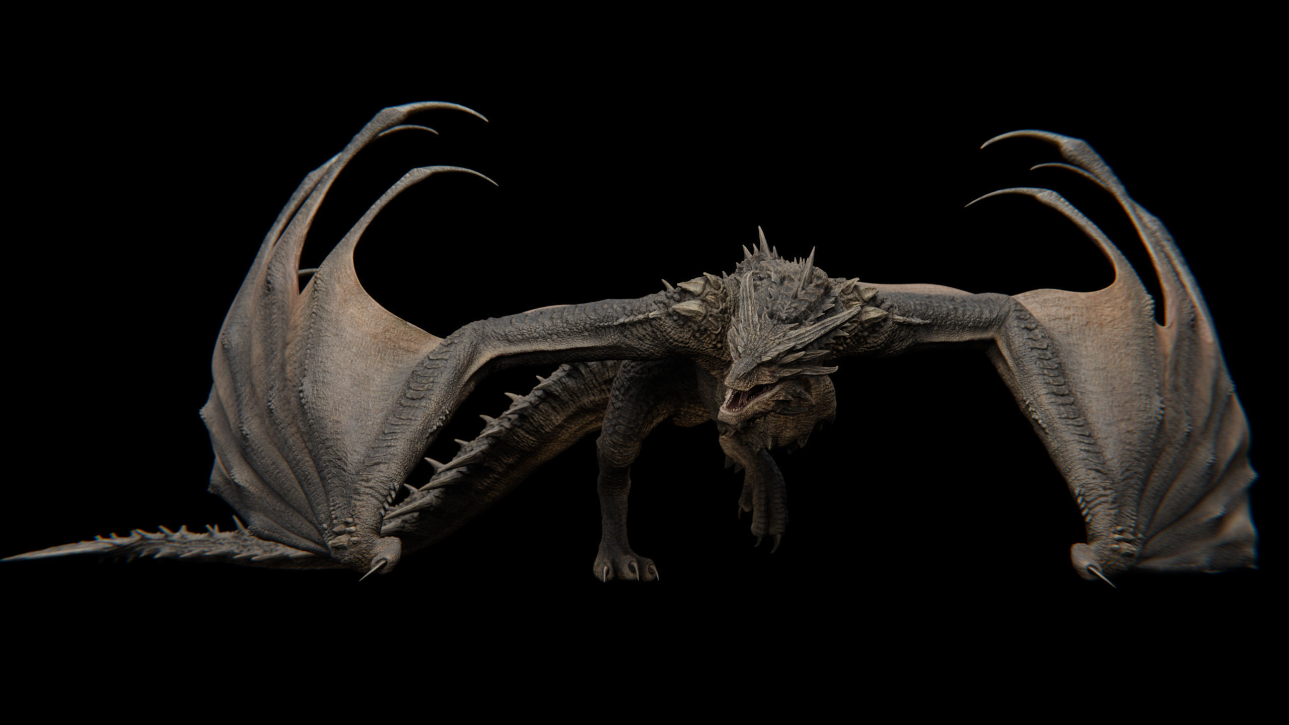 Dragon Low-poly 3D model_41