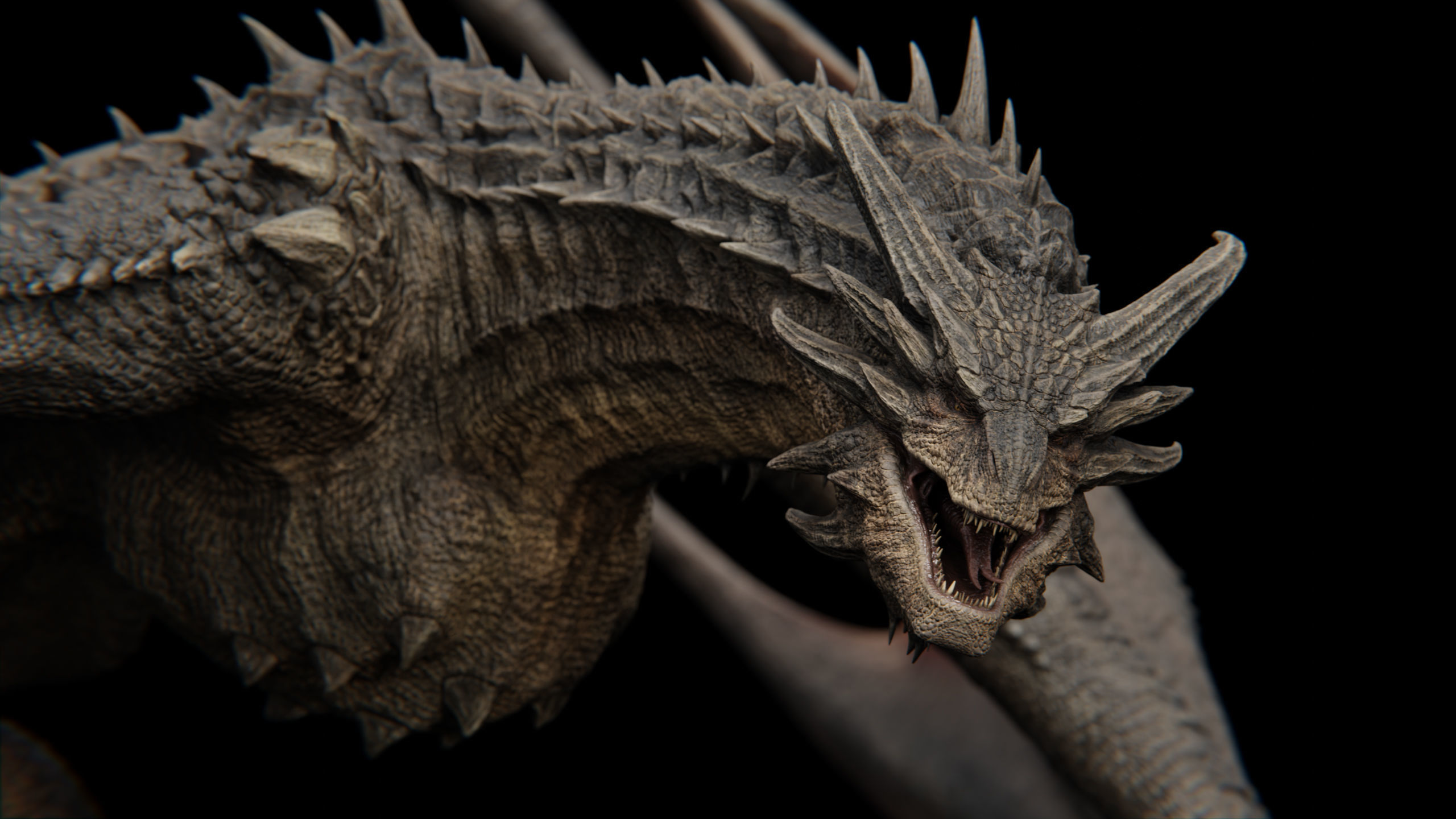 Dragon Low-poly 3D model_37