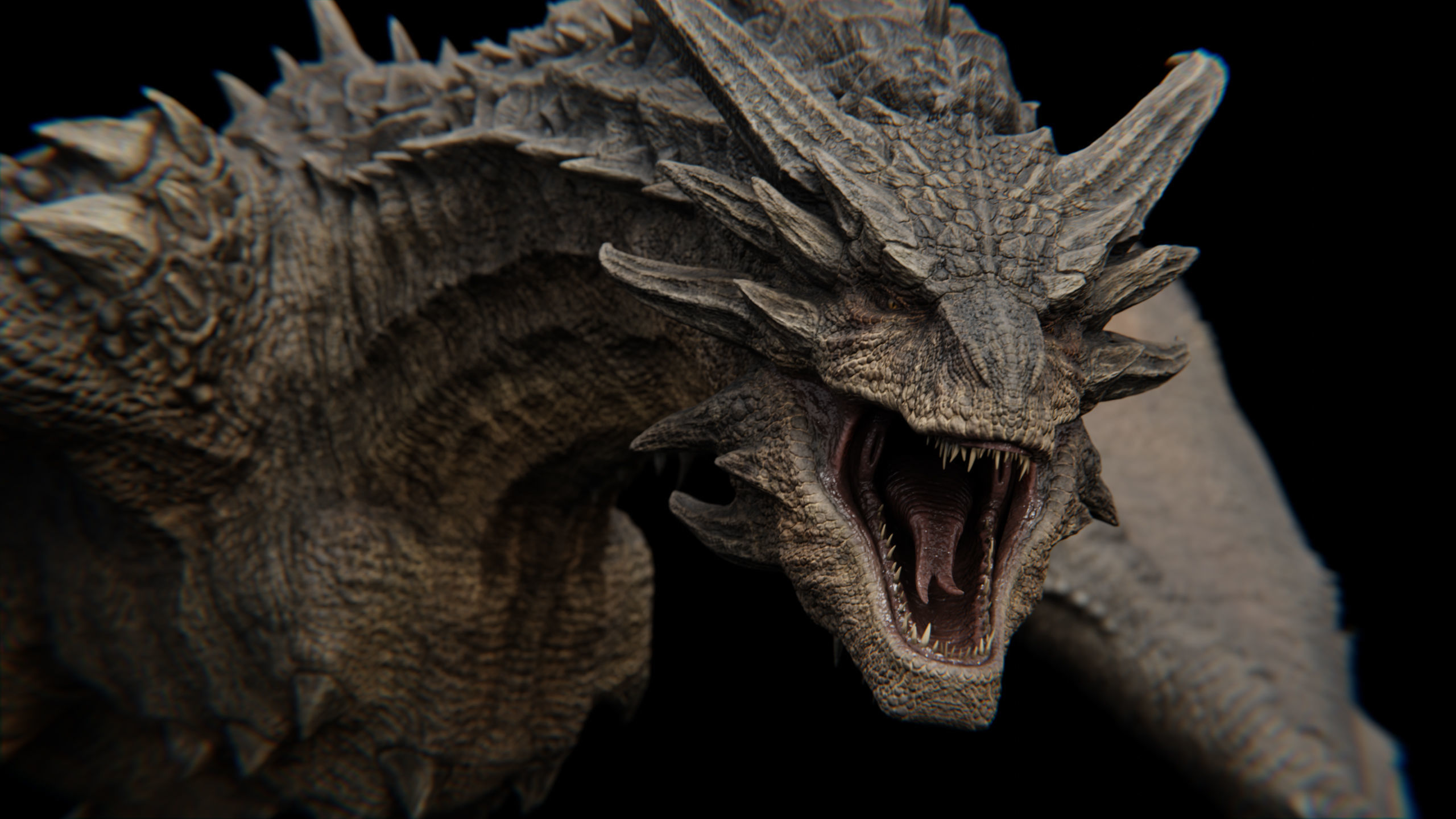 Dragon Low-poly 3D model_8