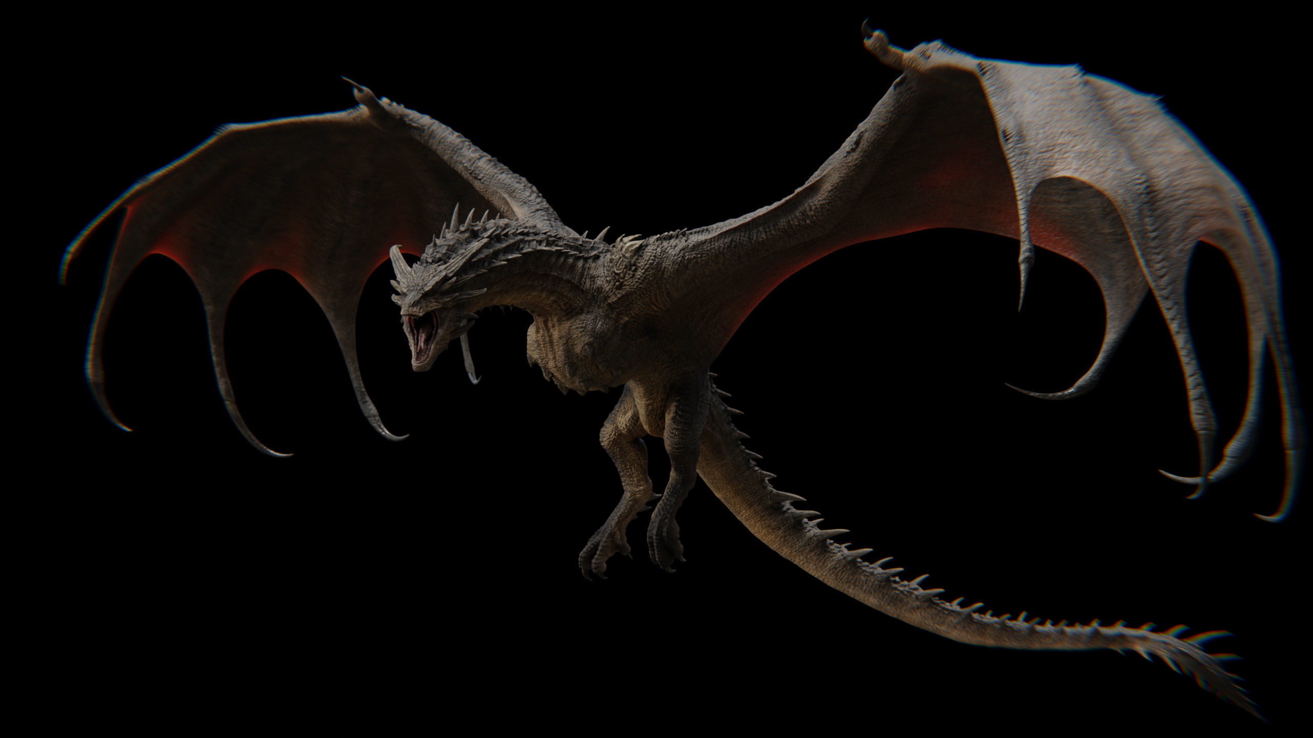 Dragon Low-poly 3D model_38
