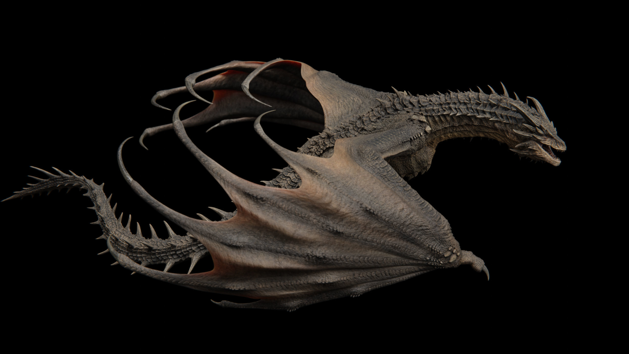 Dragon Low-poly 3D model_11