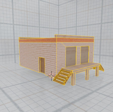 Russian transformer box Low-poly 3D model_4