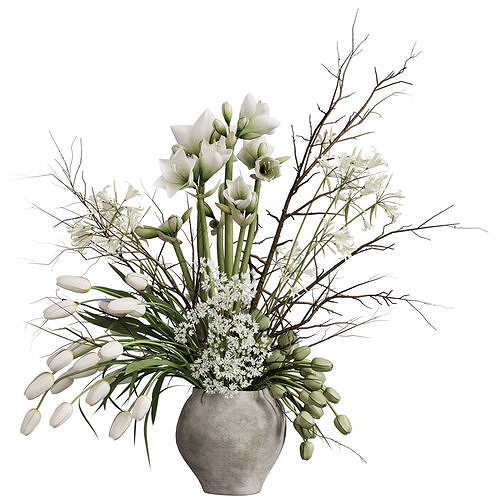 Flower In Vase 87 3D model