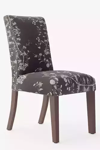 Classic Dining Chair - Black Bamboo Garden - Espresso