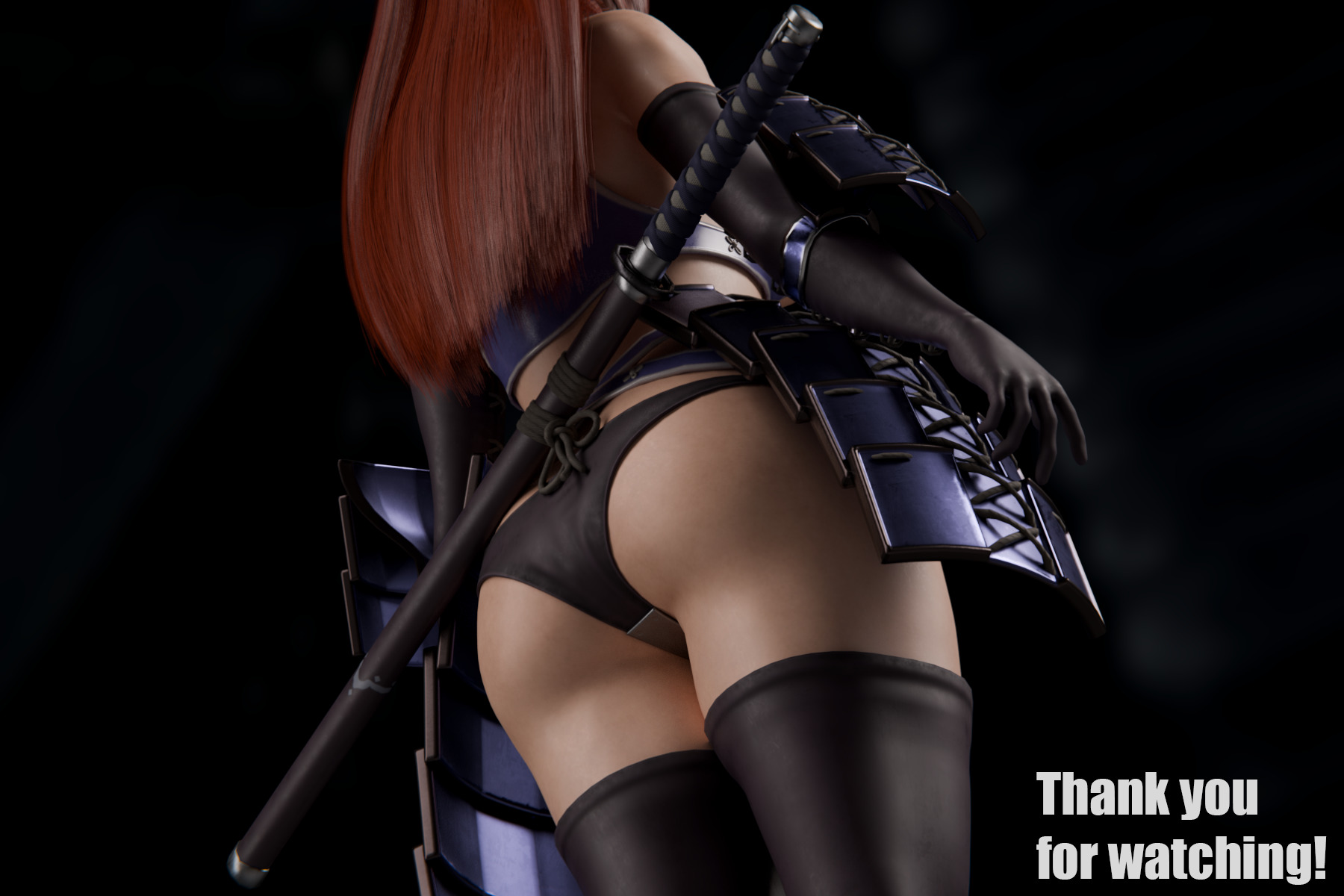 Female Warrior 3D model_12