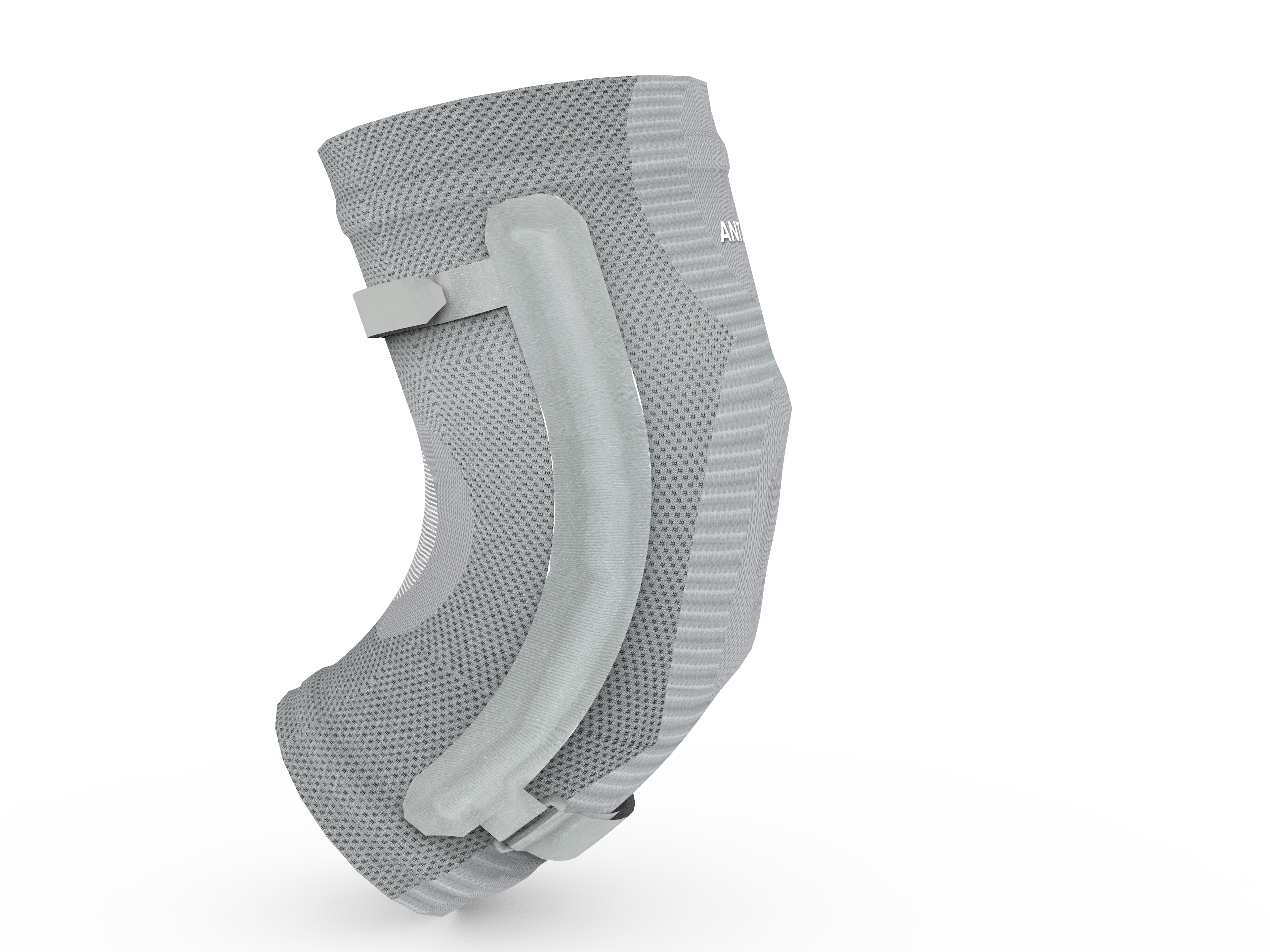 Grey Hinged Kneecap 3D model_106