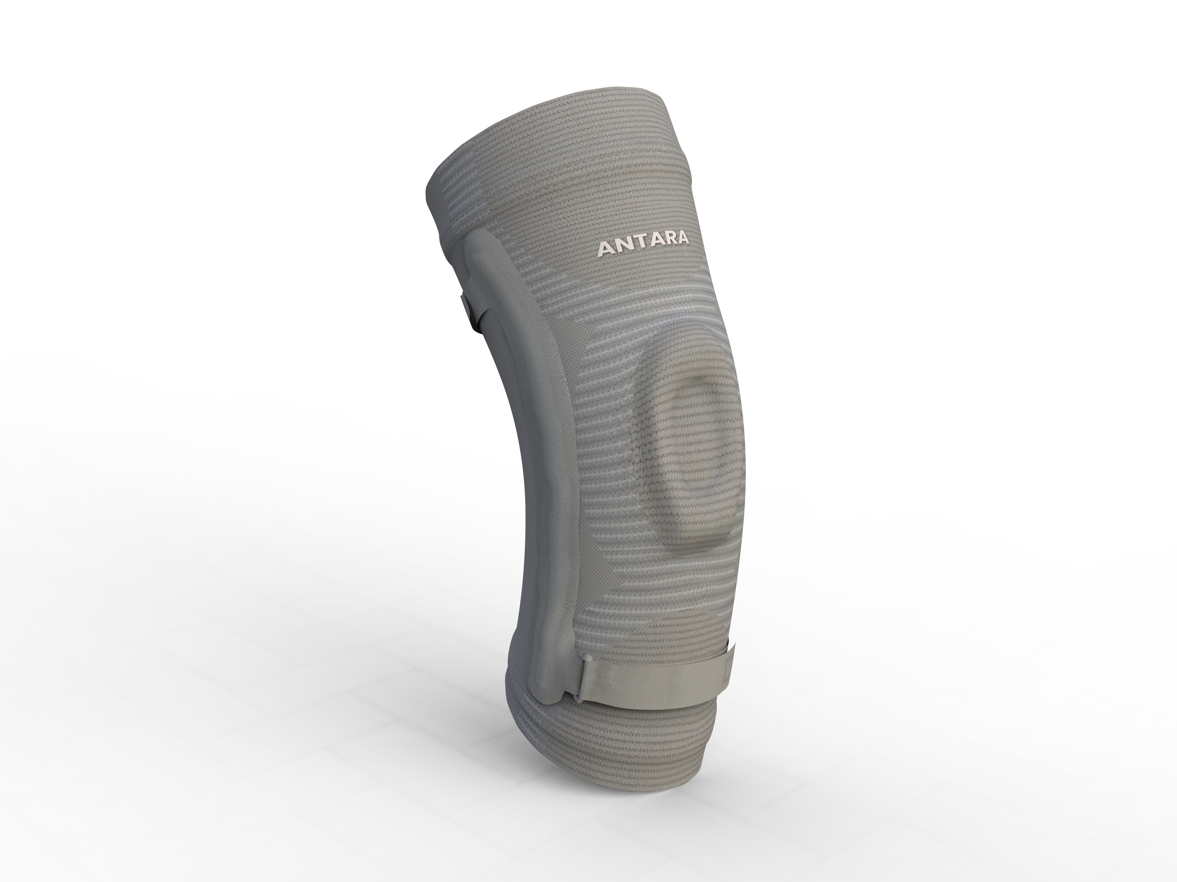 Grey Hinged Kneecap 3D model_123