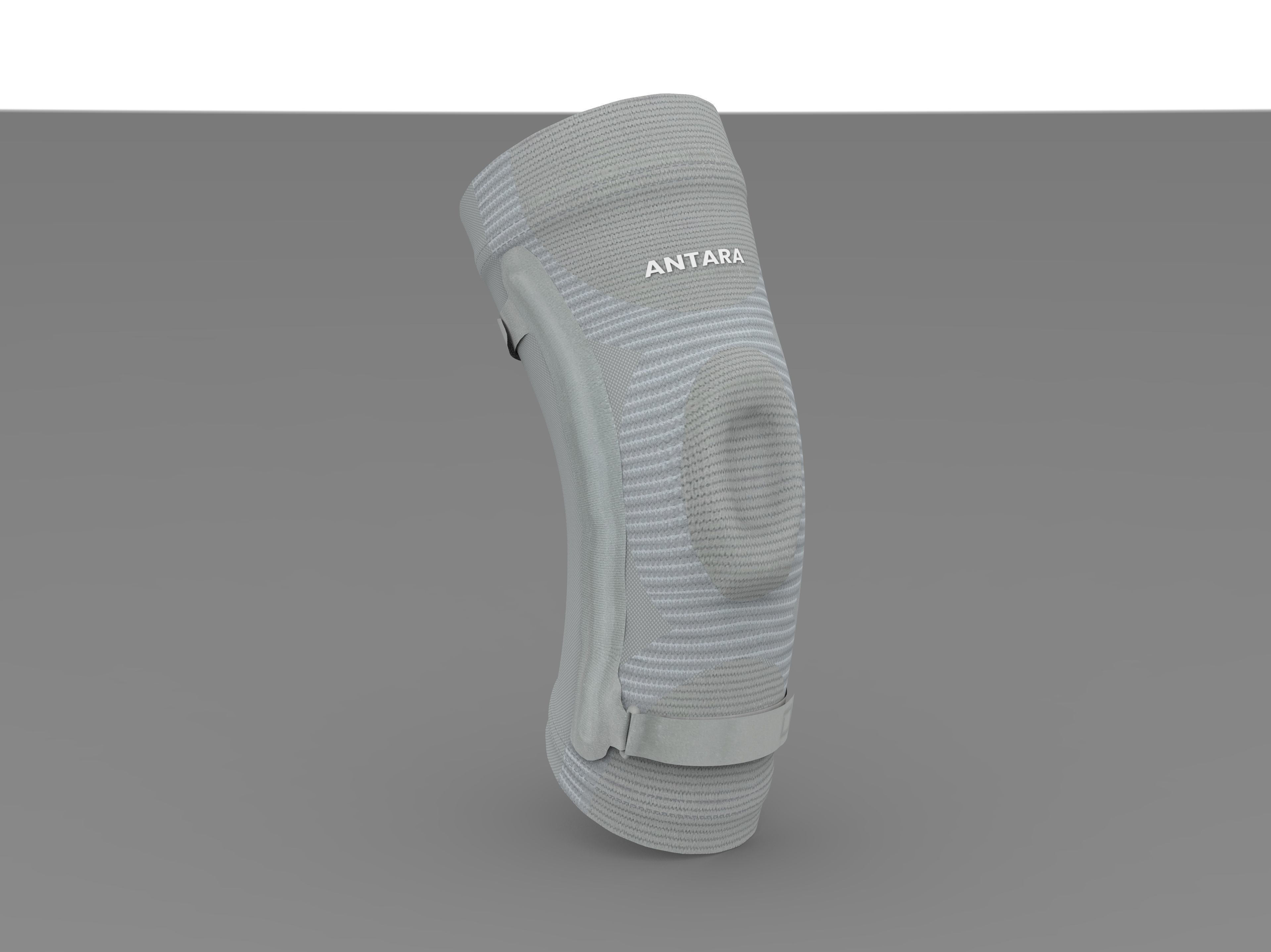 Grey Hinged Kneecap 3D model_119