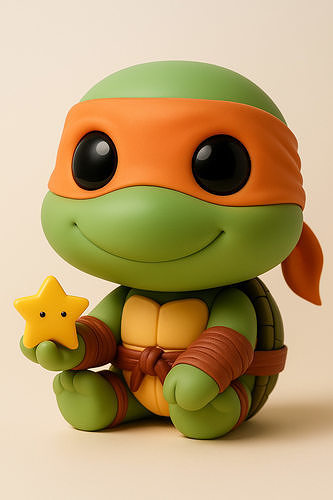 Michelangelo - Teenage Mutant Ninja Turtles 3D print model