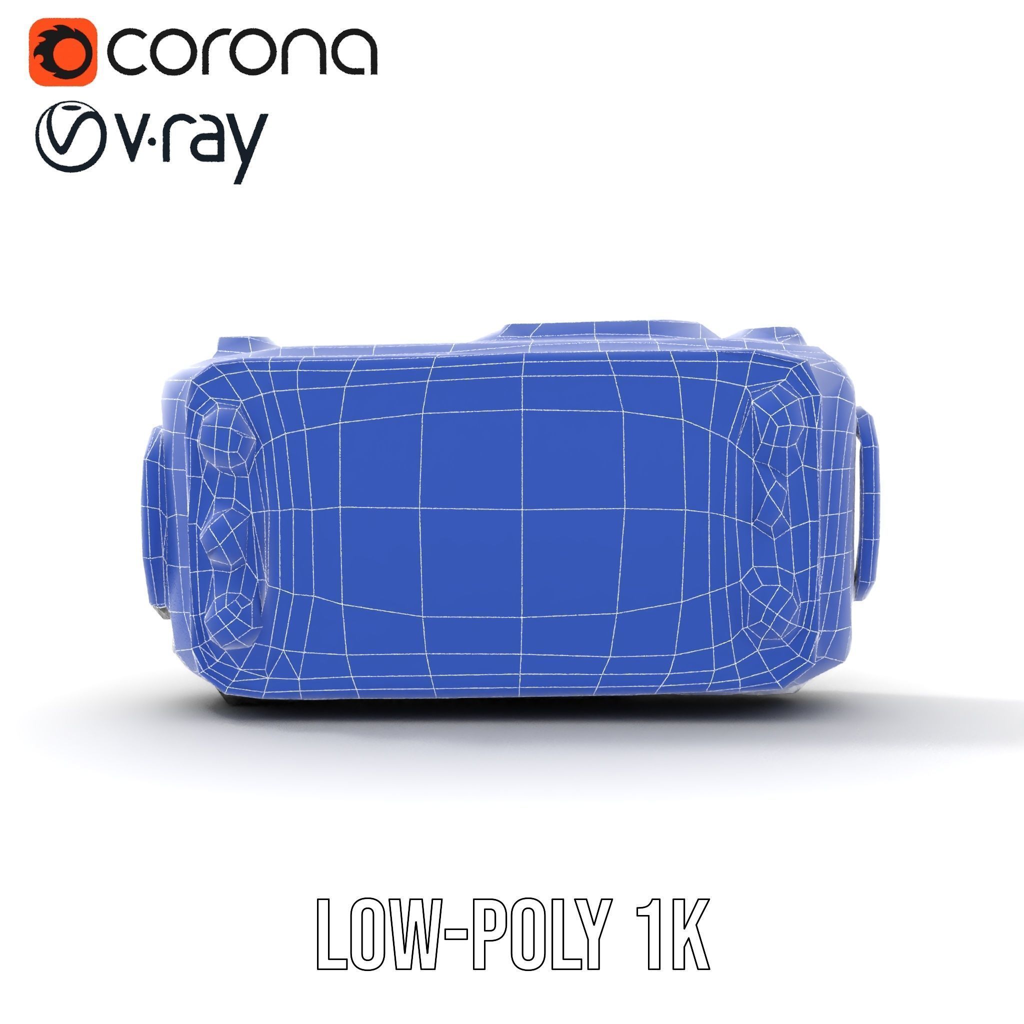 Professional Camera Interface Model Pack Low-poly 3D model_17