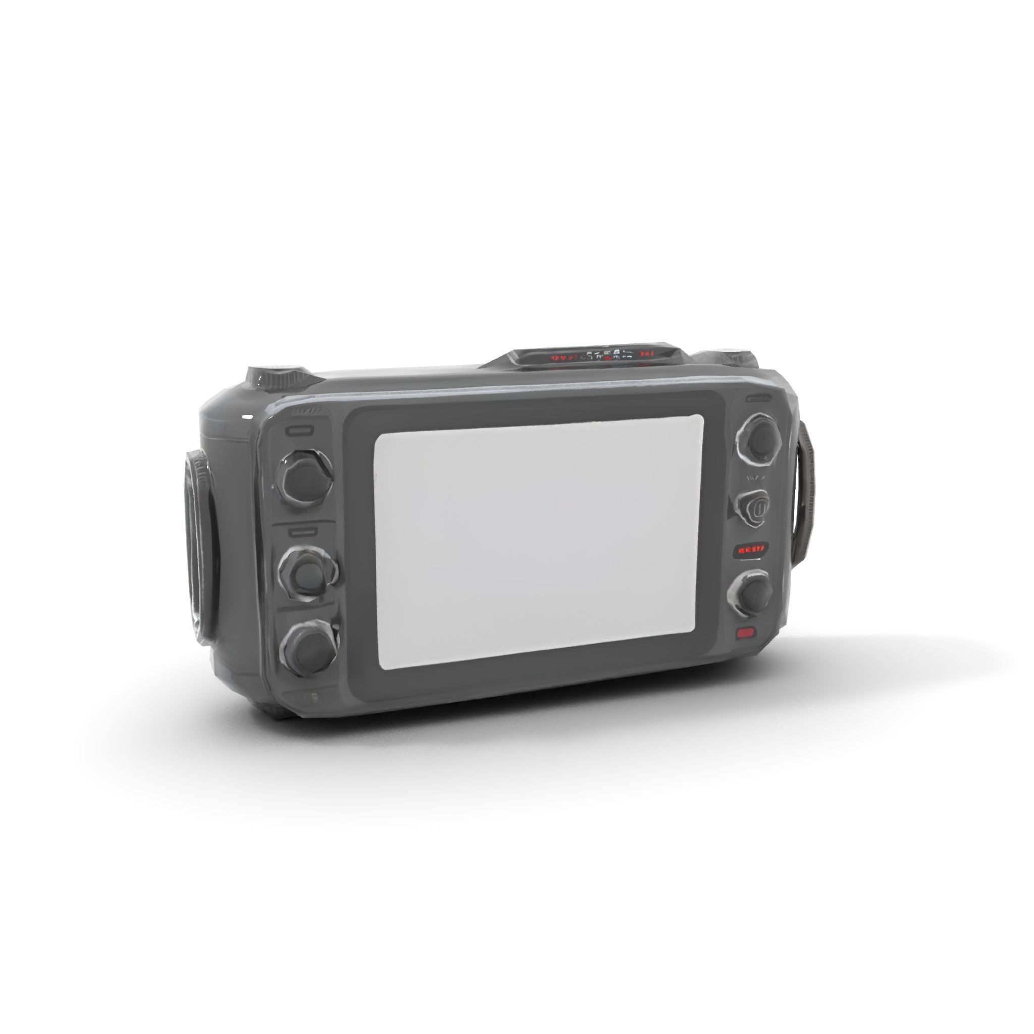 Professional Camera Interface Model Pack Low-poly 3D model_13