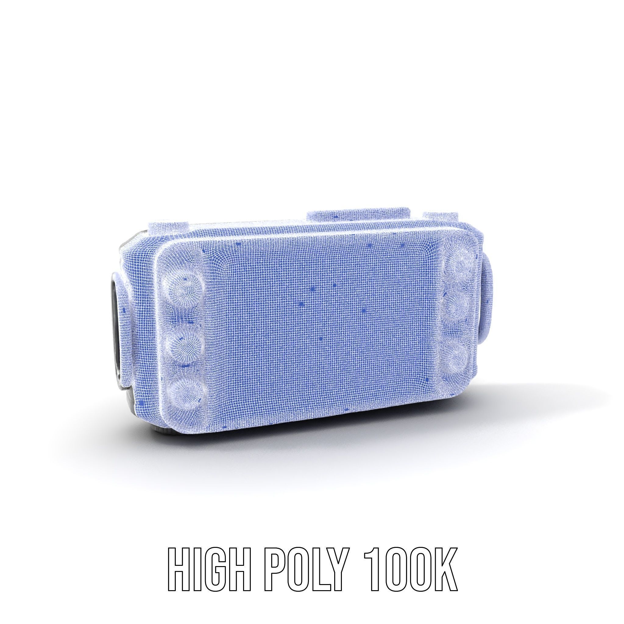 Professional Camera Interface Model Pack Low-poly 3D model_5