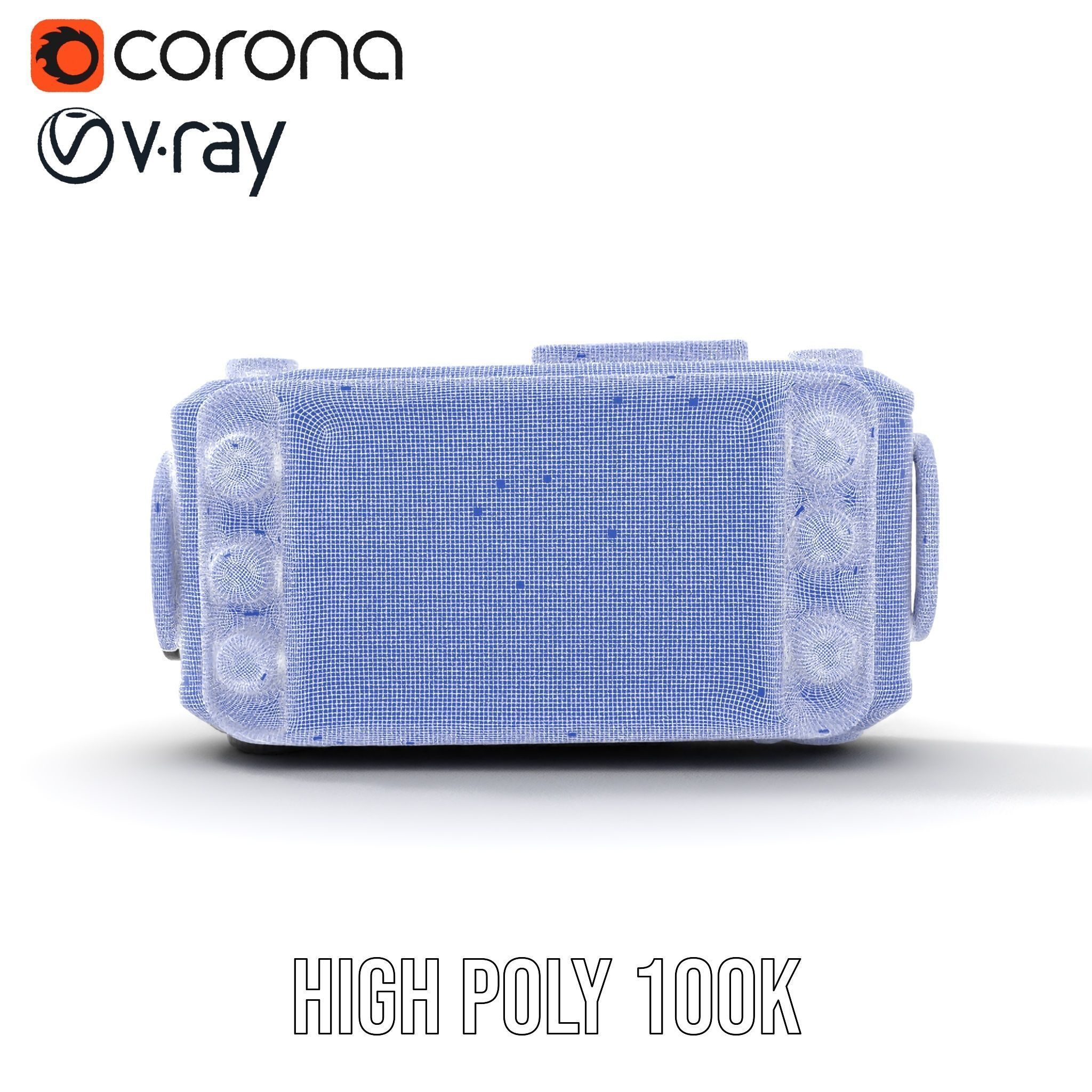 Professional Camera Interface Model Pack Low-poly 3D model_33