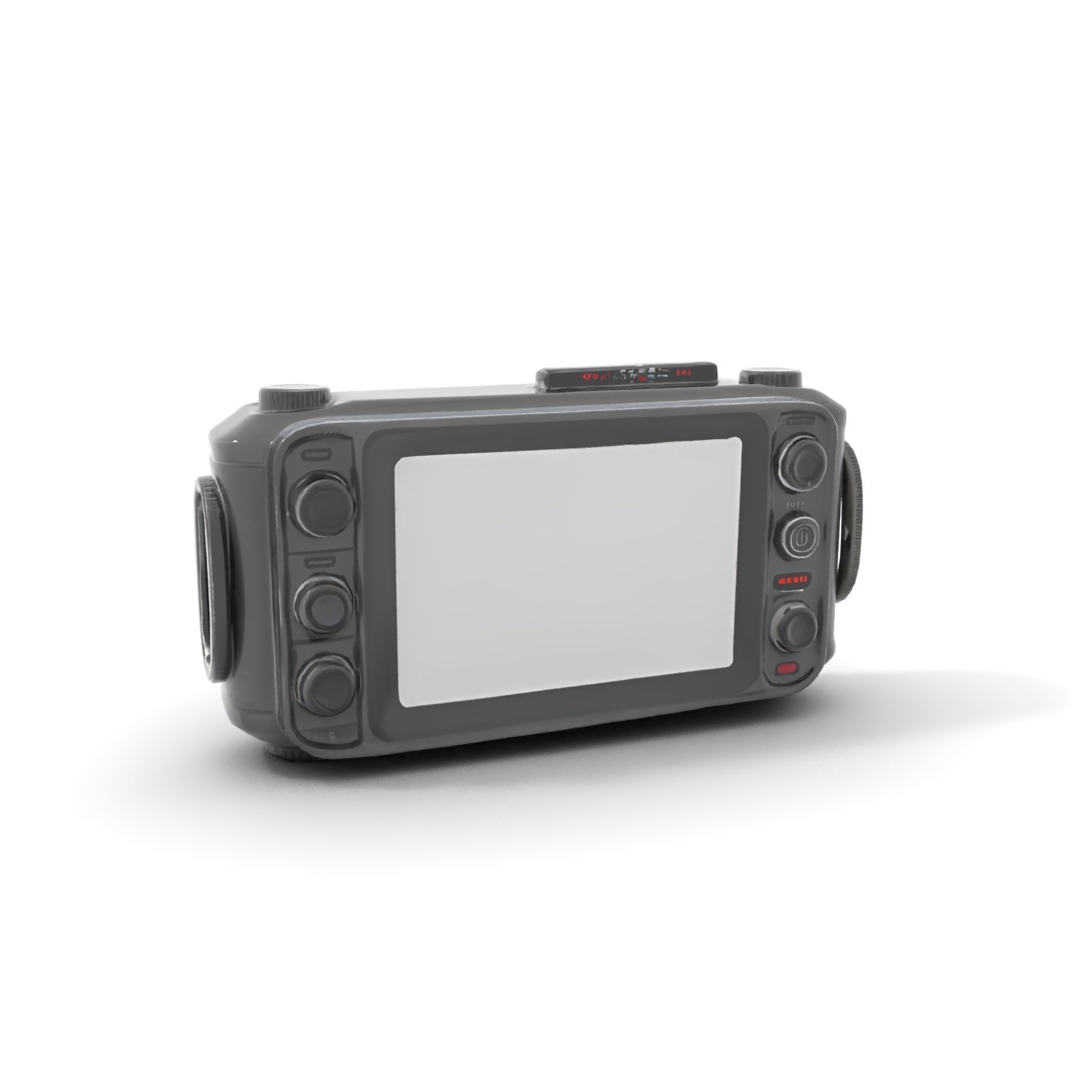 Professional Camera Interface Model Pack Low-poly 3D model_7