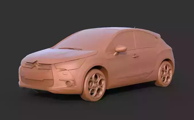 CITROEN DS4 3D print model