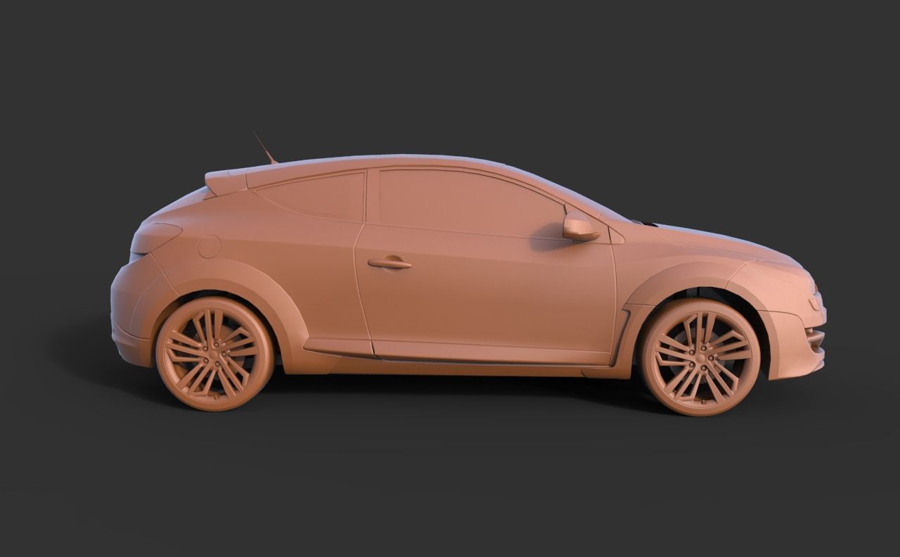 Renault Megane RS 3D print model_3
