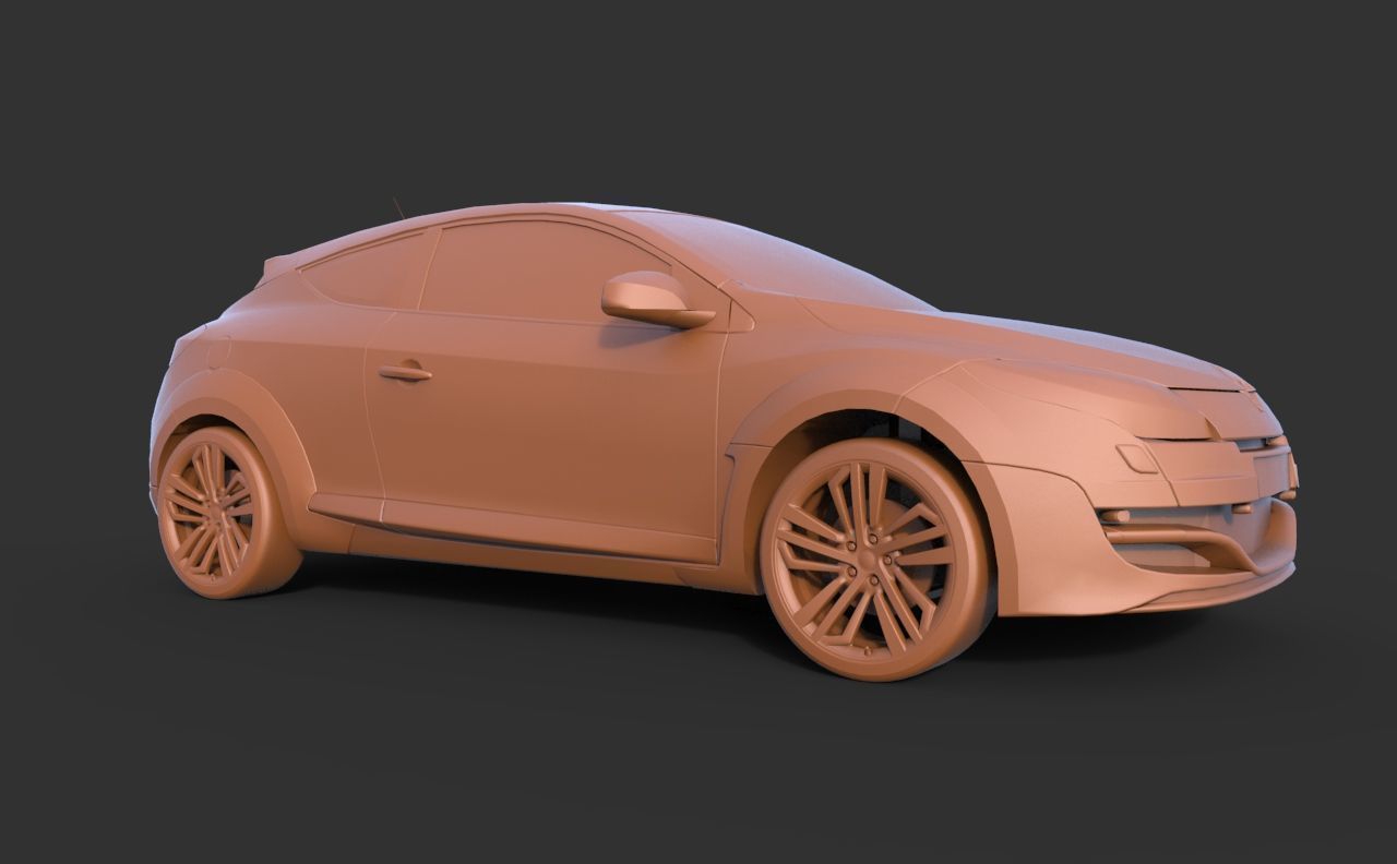 Renault Megane RS 3D print model_2
