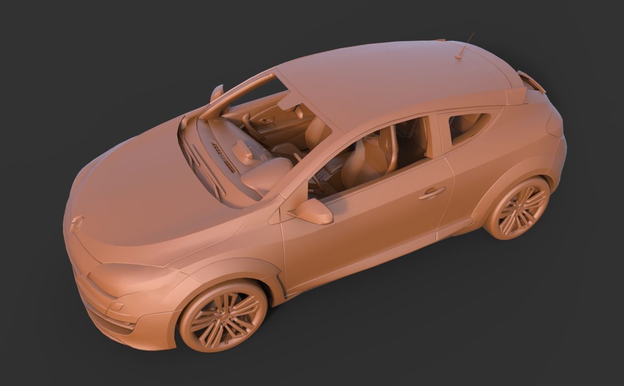 Renault Megane RS 3D print model_5