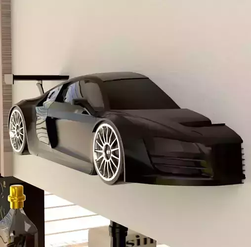 Audi R8 Le Mans Wall-mounted