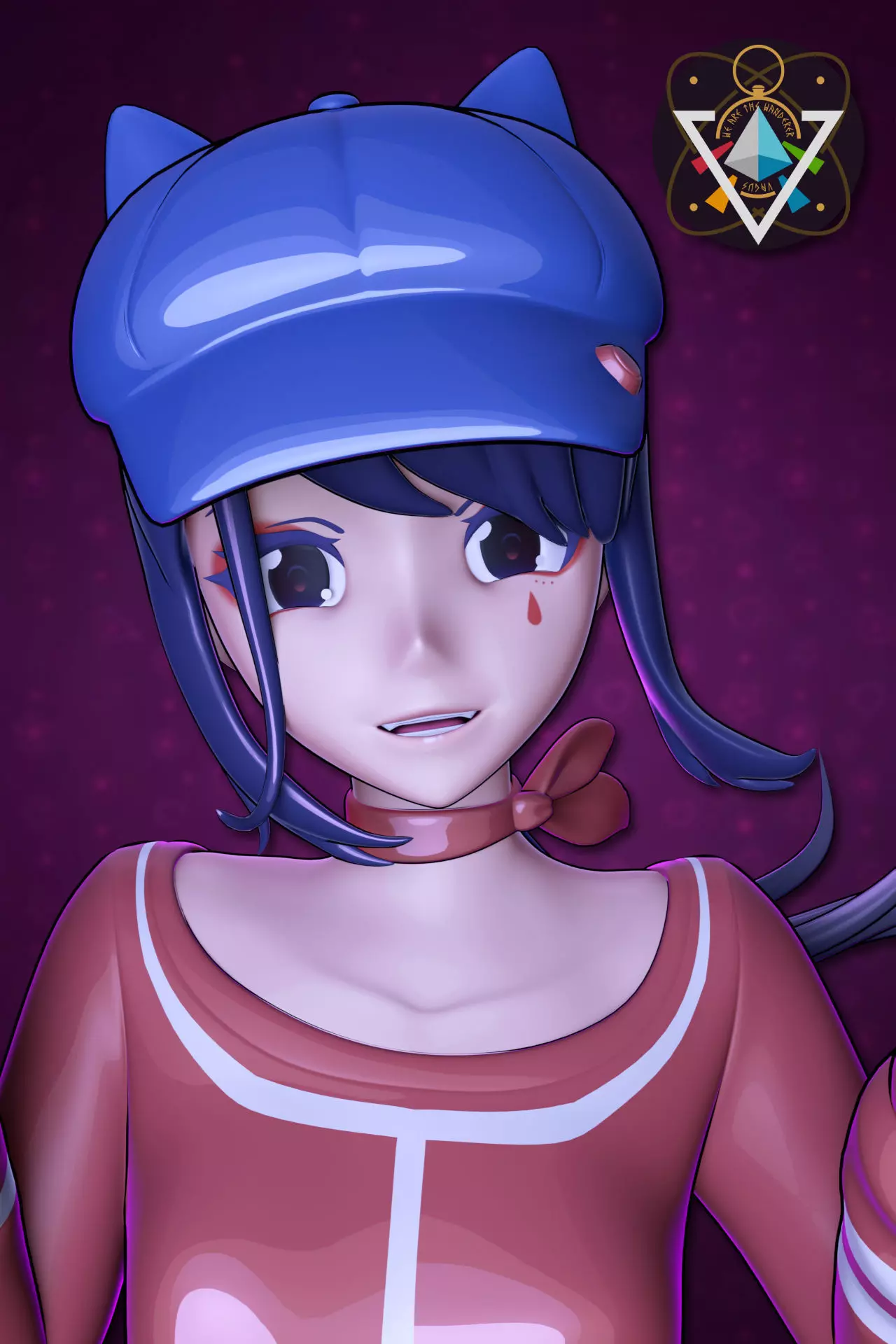 Cappie from Miside - Model for 3Dprinting Free 3D print model