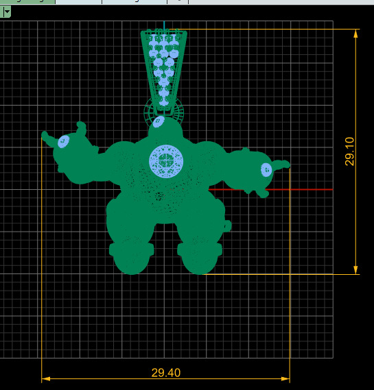 ROBBOT PENDANT 3D print model_5